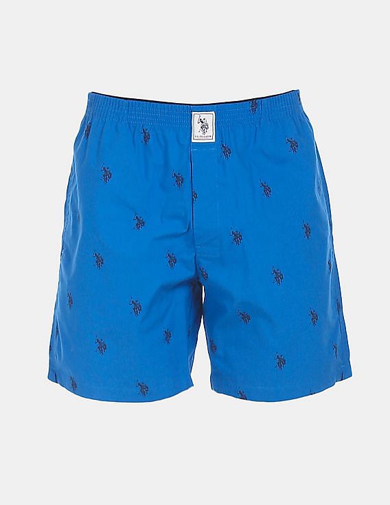 USPA Innerwear Signature Logo Pure Cotton I021 Boxers - Pack Of 1