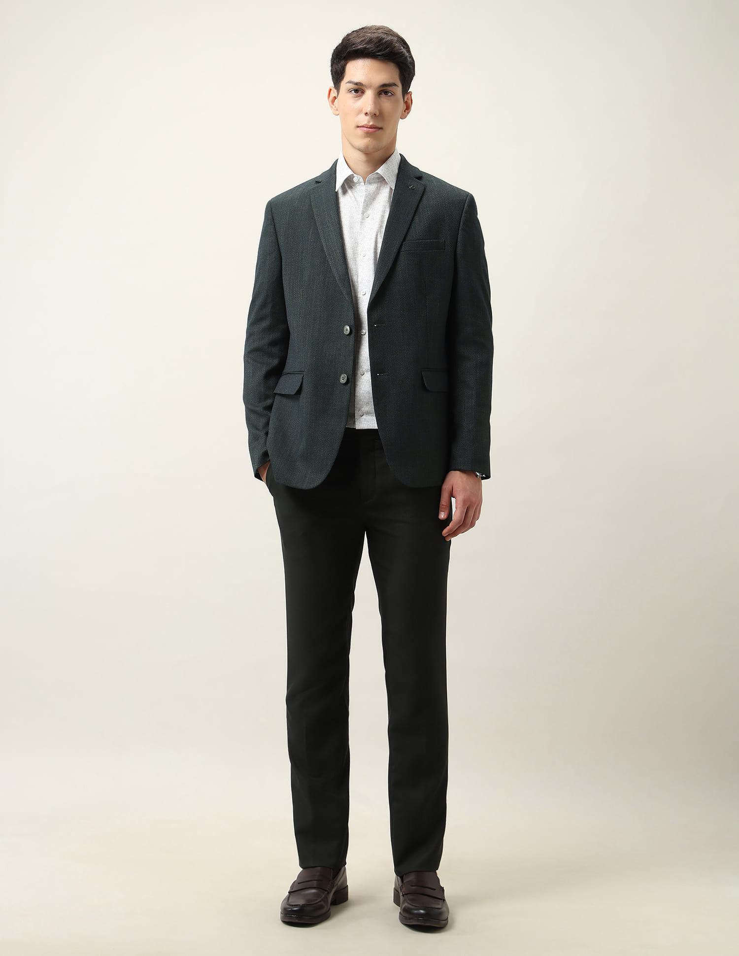 Buy Arrow Tailored Fit Dobby Blazer - NNNOW.com