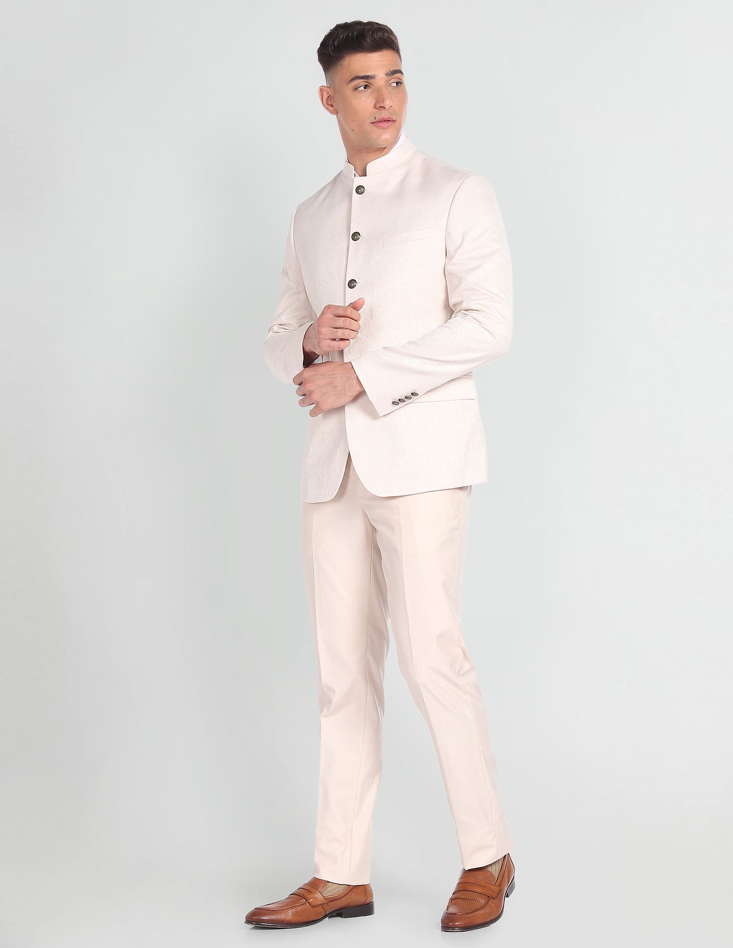 Arrow Paisley Tailored Fit Jacquard Suit