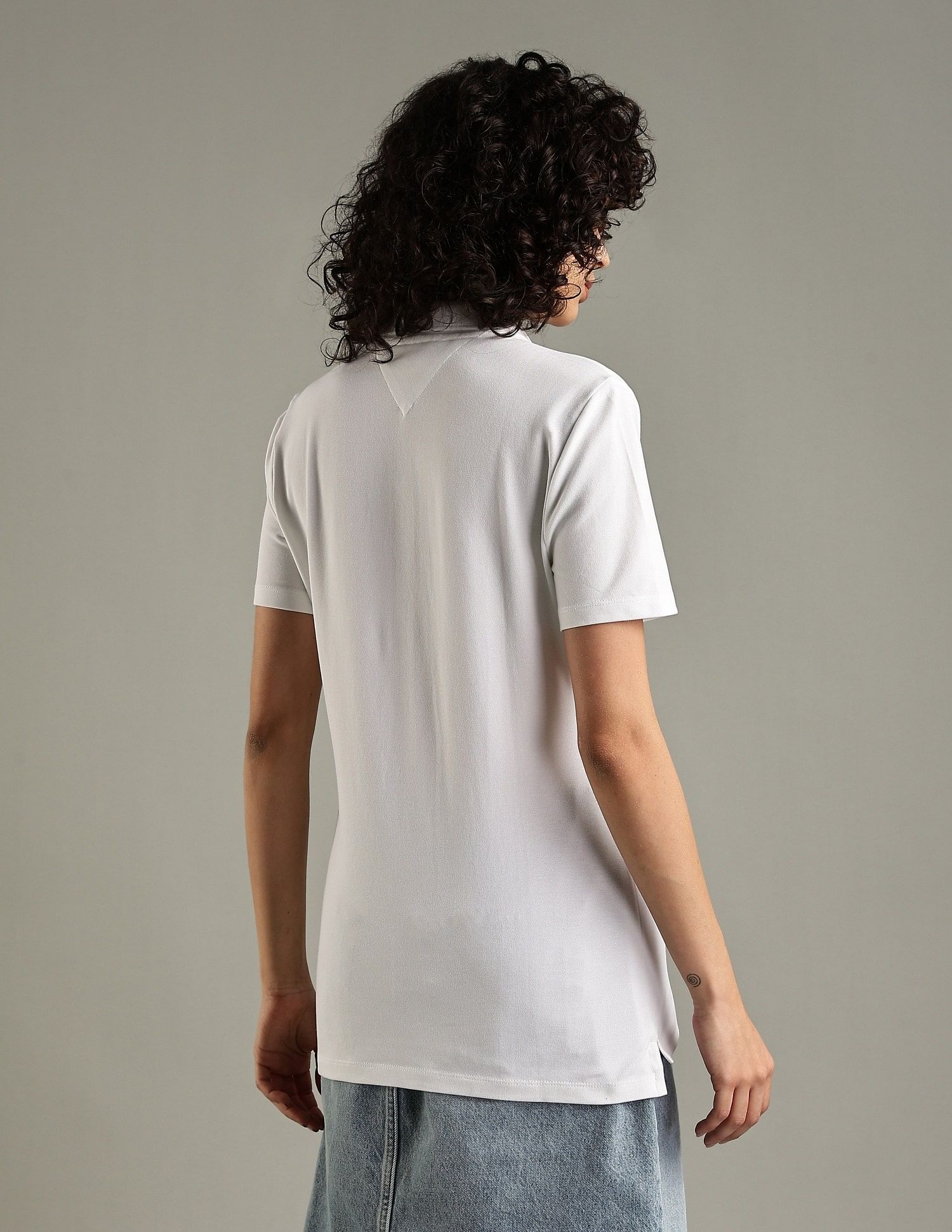 Tommy Hilfiger Solid Regular-Fit Cotton Polo T-Shirt