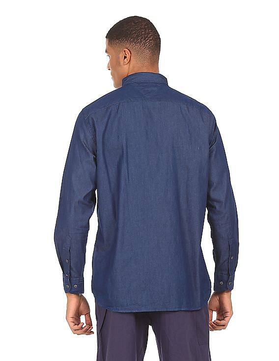 Tシャツ・カットソー FEDELI Men T Shirts 8UED8001 626 Blue ブルー（青）系 Fedeli(フェデリ) Tシャツ・カットソー(メンズ