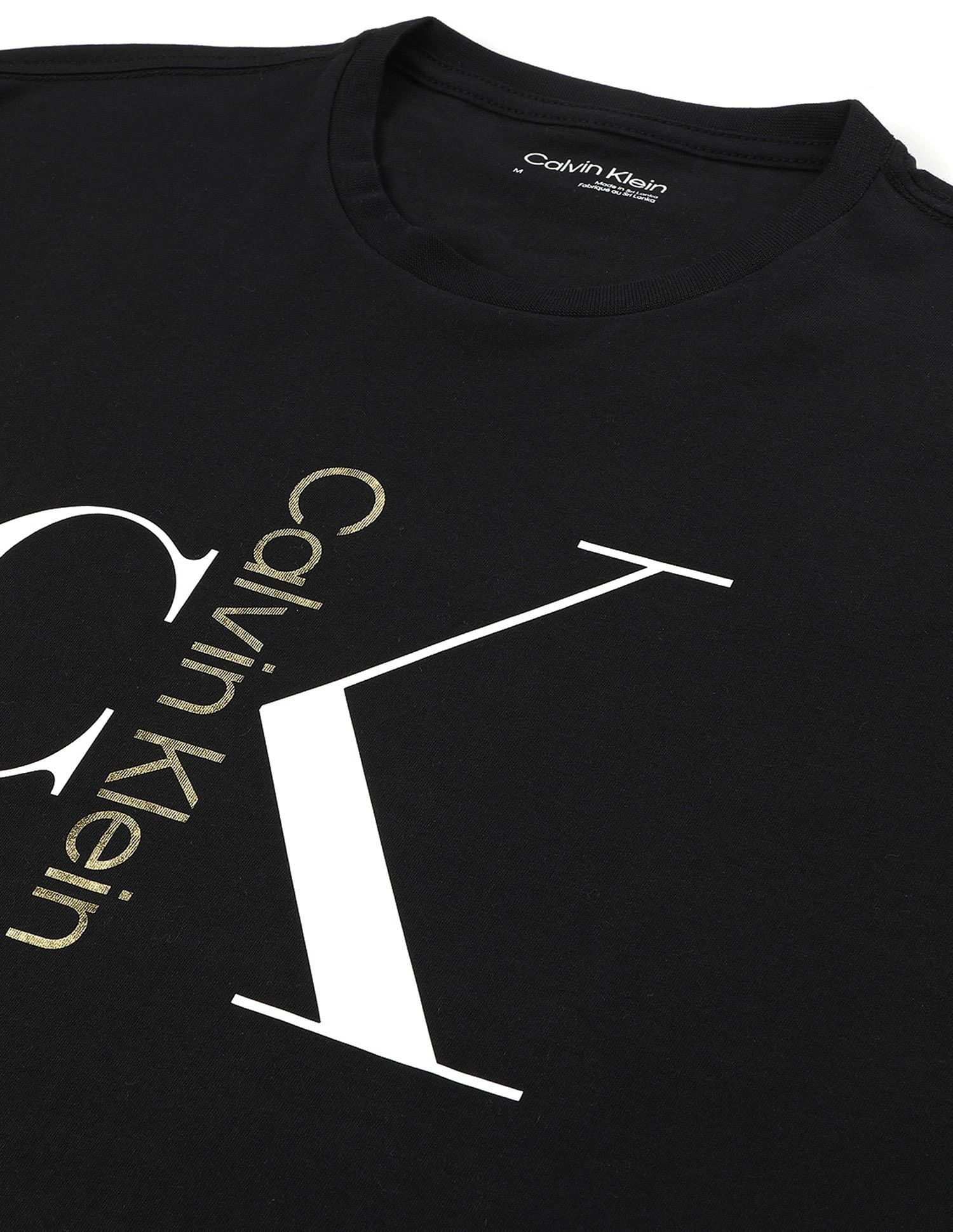 Calvin Klein Jeans Text Monogram Crew Neck T-Shirt