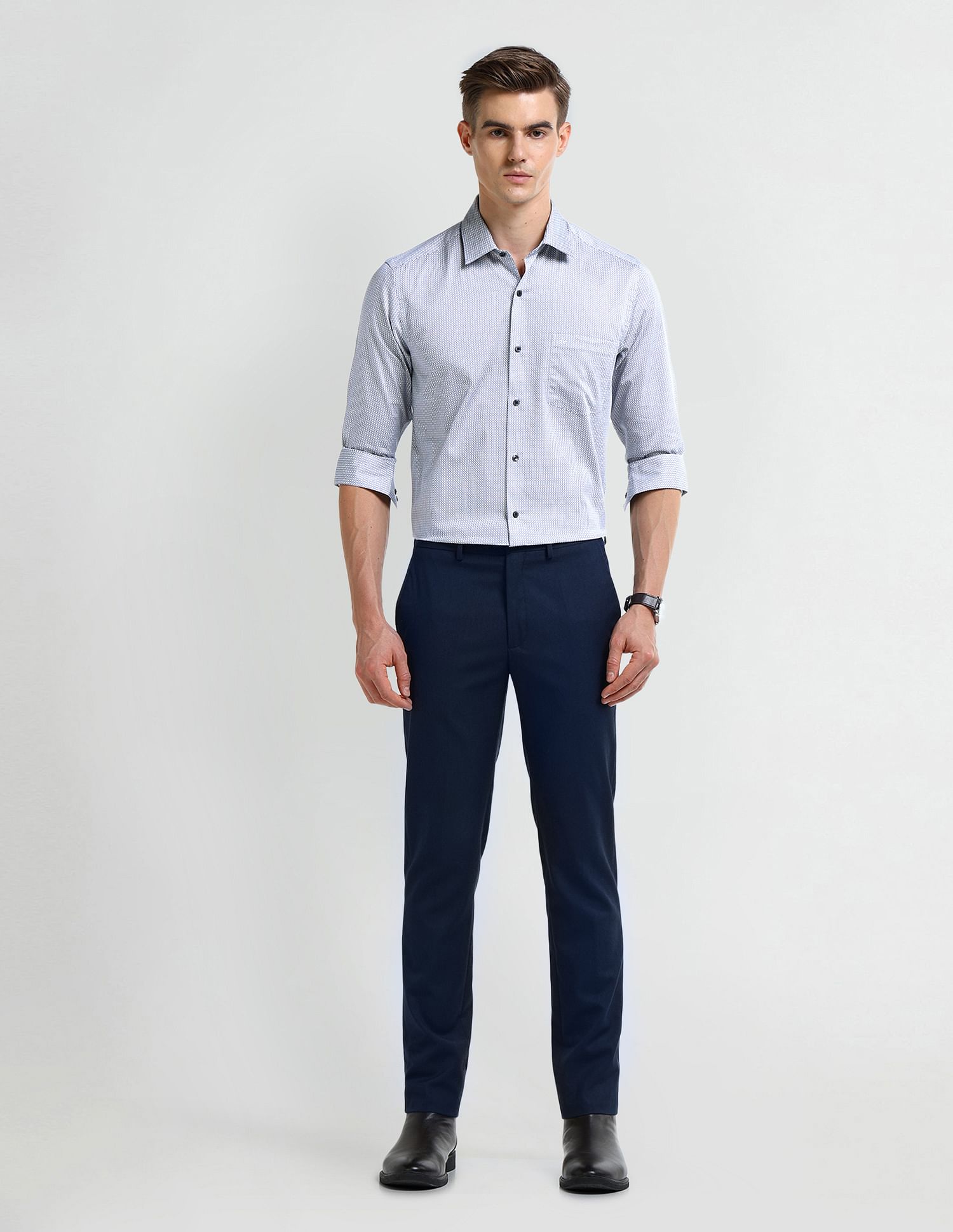 Arrow All-over Print Cotton Shirt