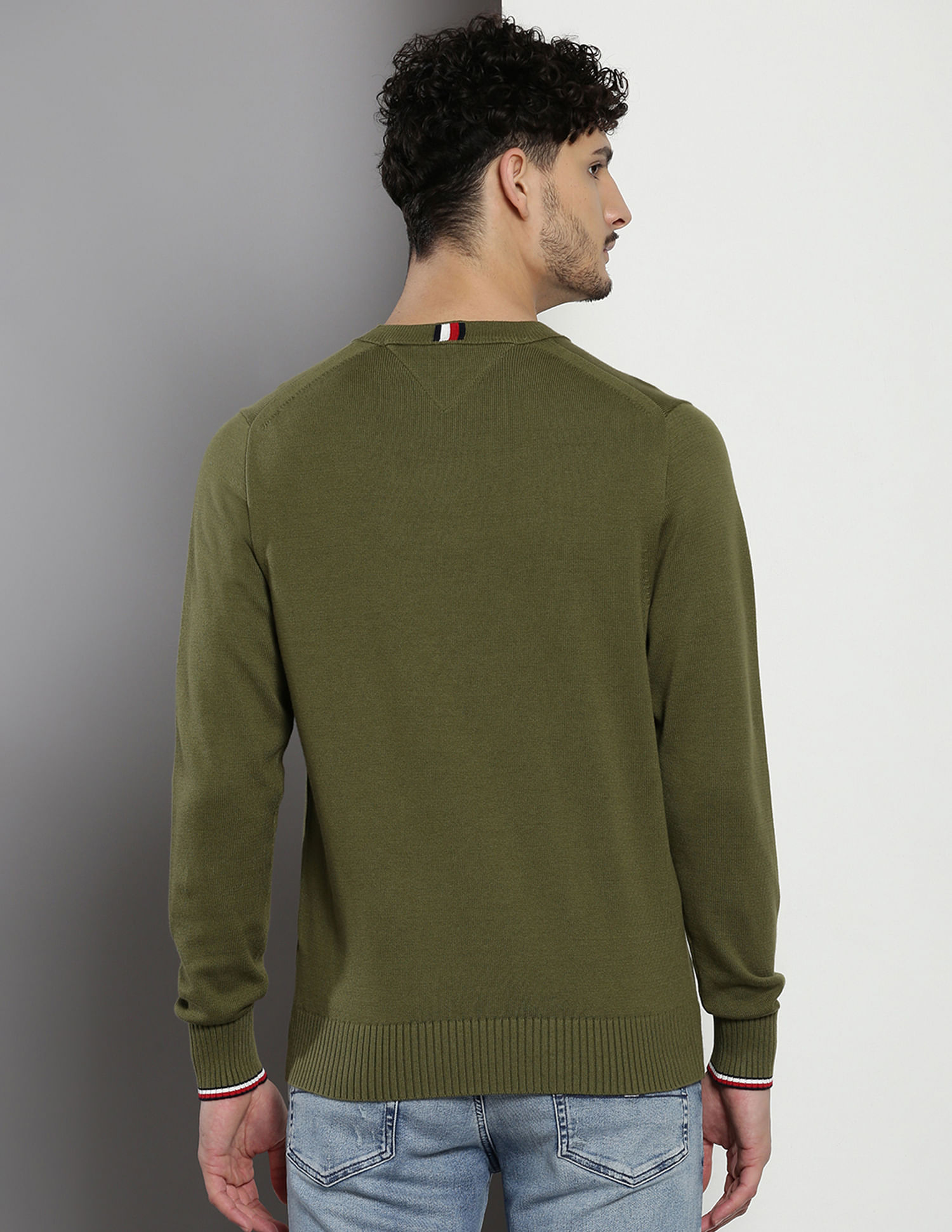 Tommy Hilfiger Organic Cotton Solid Sweater