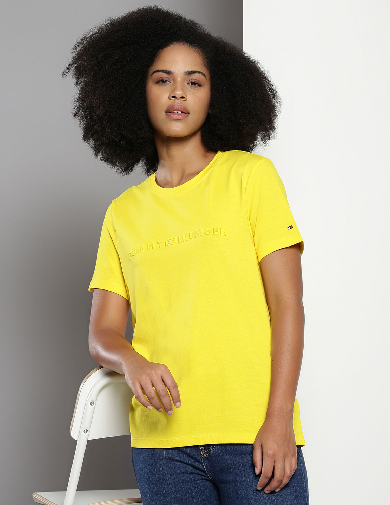 Tommy Hilfiger Tonal Embroidered Logo T-Shirt