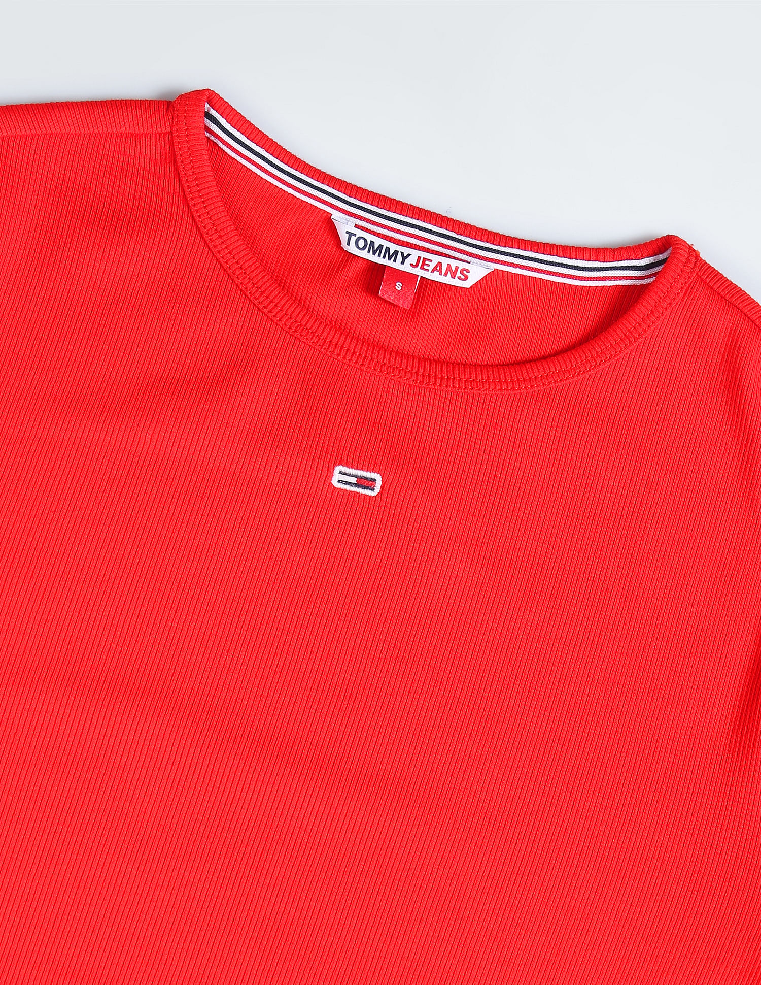 Tommy Hilfiger Long Sleeve Ribbed Essential T-Shirt