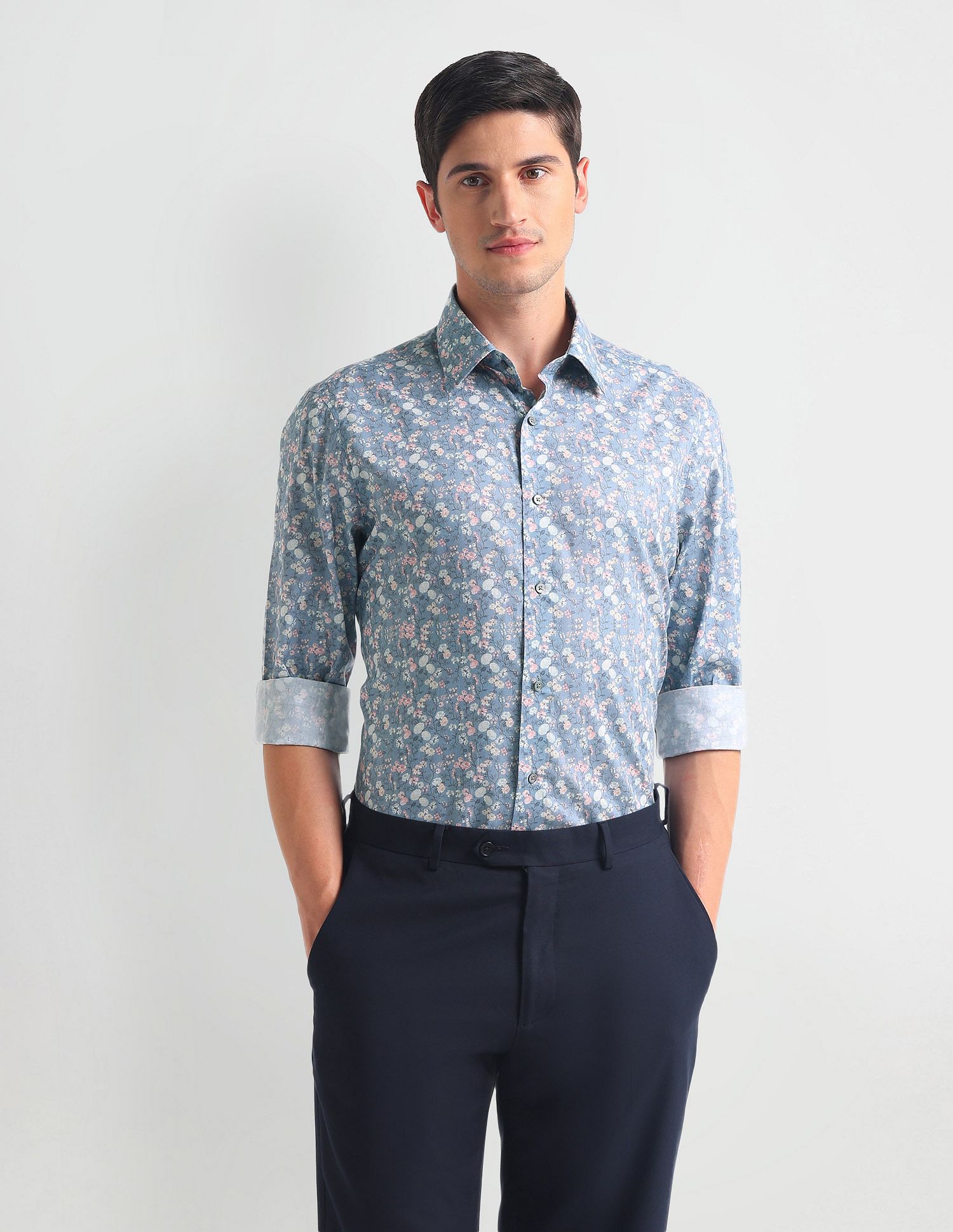 Arrow Floral Sateen 1851 Shirt