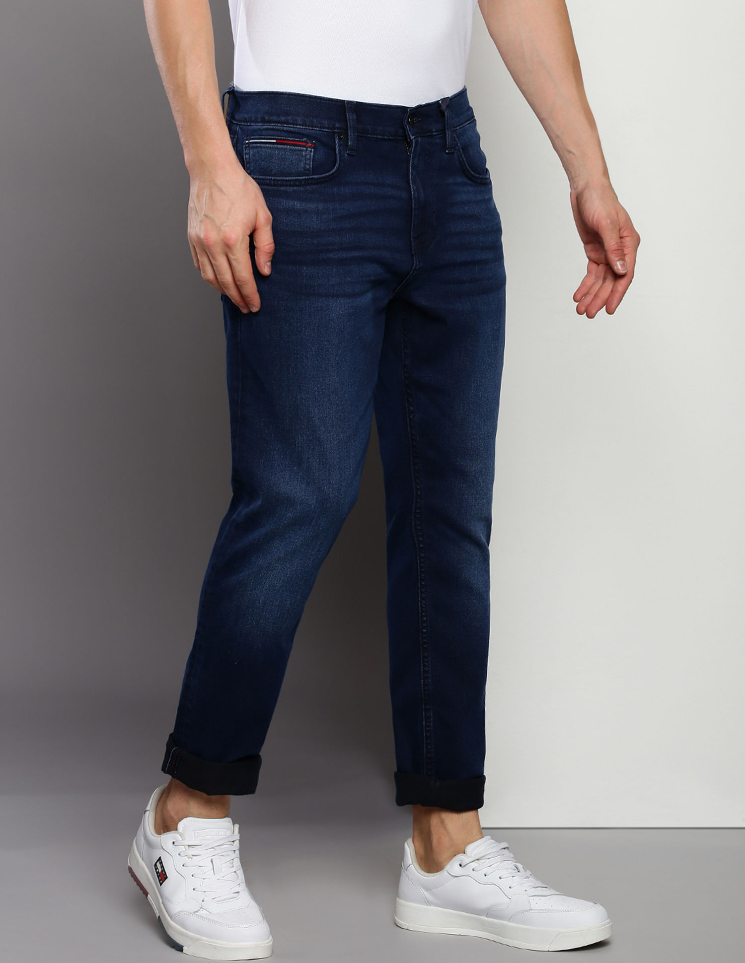 Buy Tommy Hilfiger Scanton Slim Fit Dark Wash Jeans 