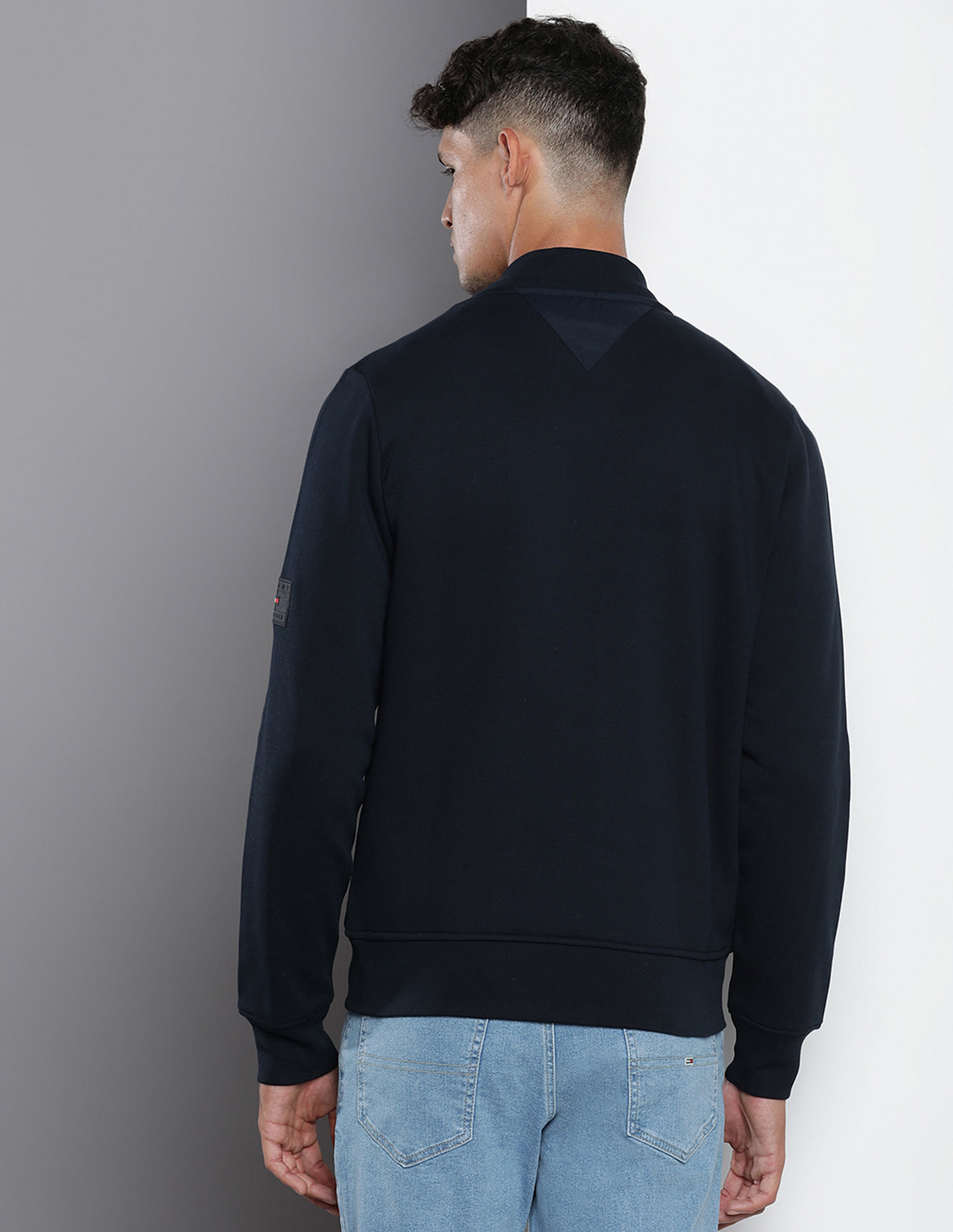 Tommy Hilfiger Mix Media Bomber Jacket