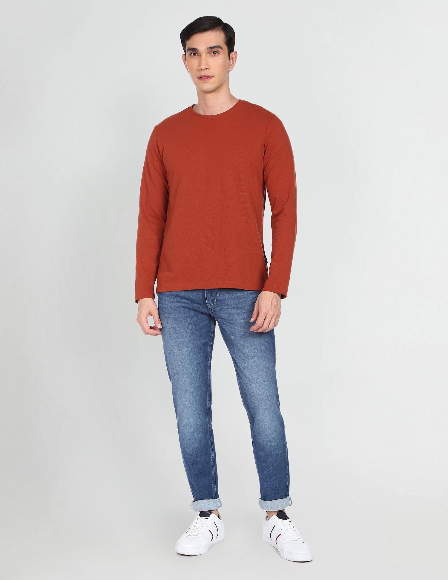 Buy U.S. Polo Assn. Denim Co. Brandon Slim Tapered Fit Blue