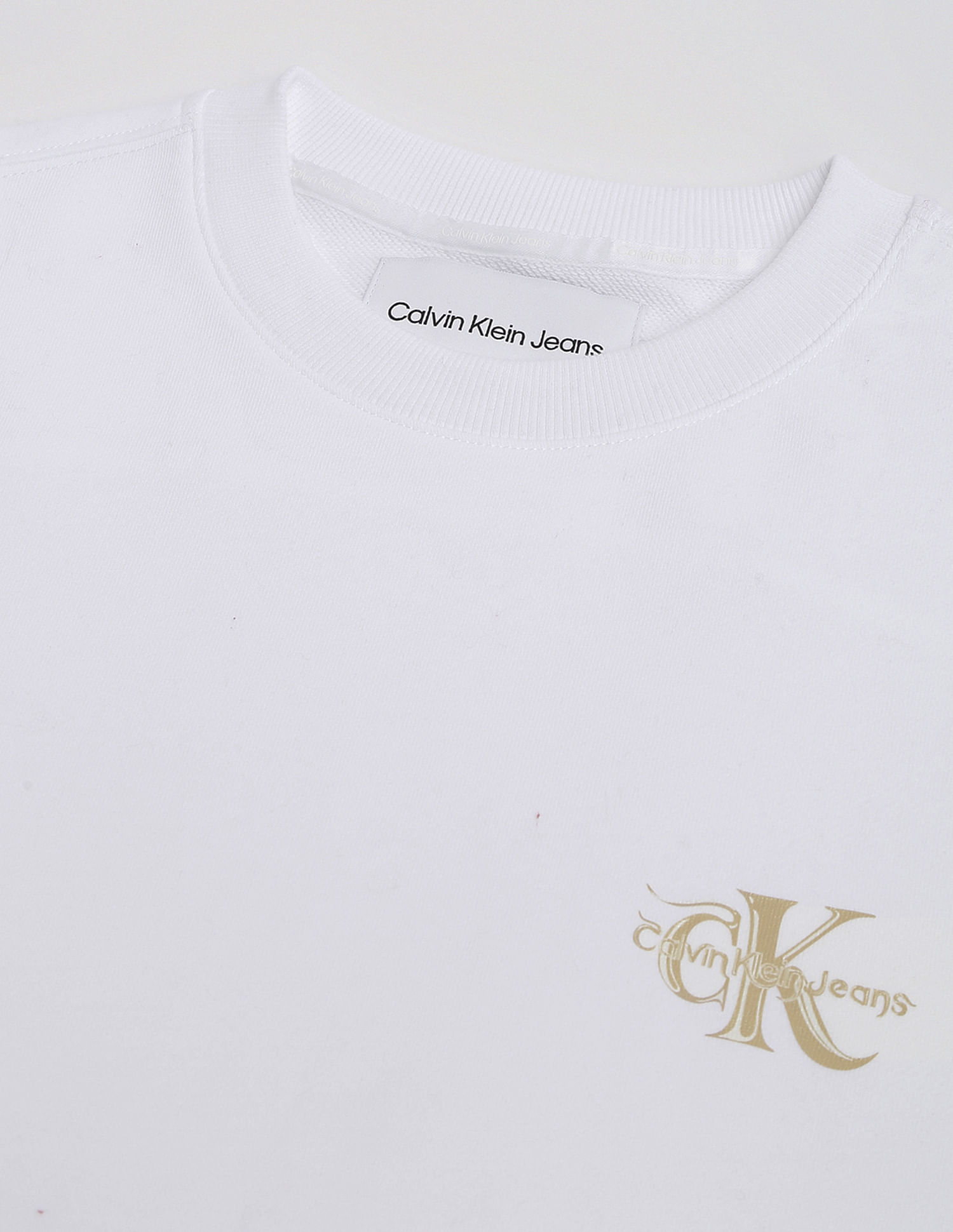 Calvin Klein Dragon Print Cotton Sweatshirt