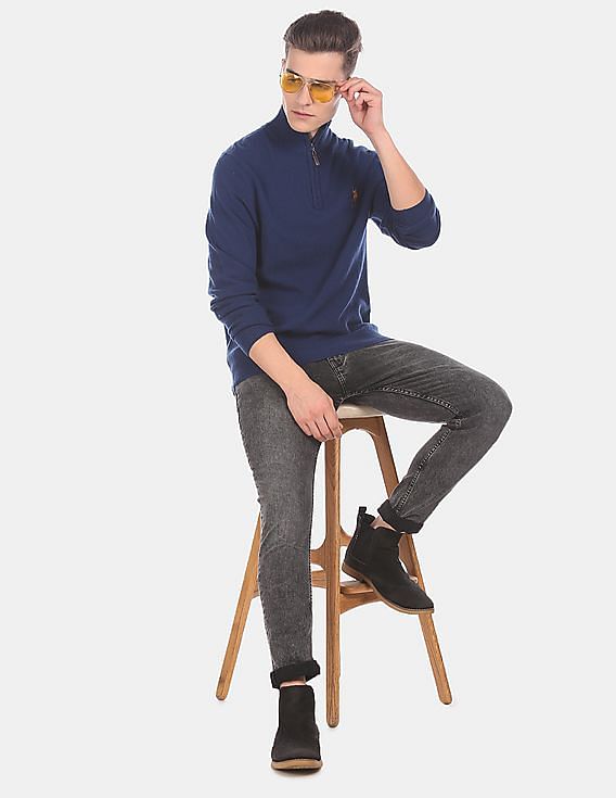 U.S. Polo Assn. Turtleneck Long Sleeve Sweater