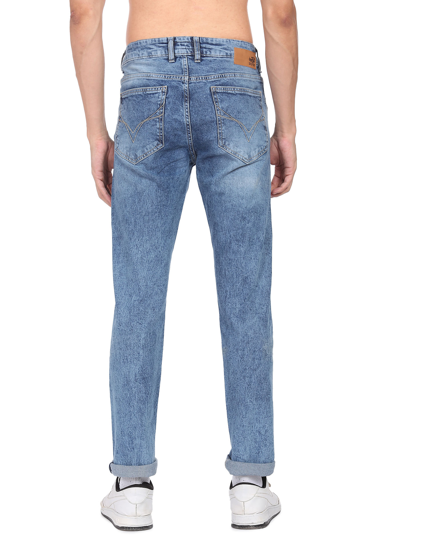 Flying Machine Acid Wash Jackson Skinny Fit Jeans