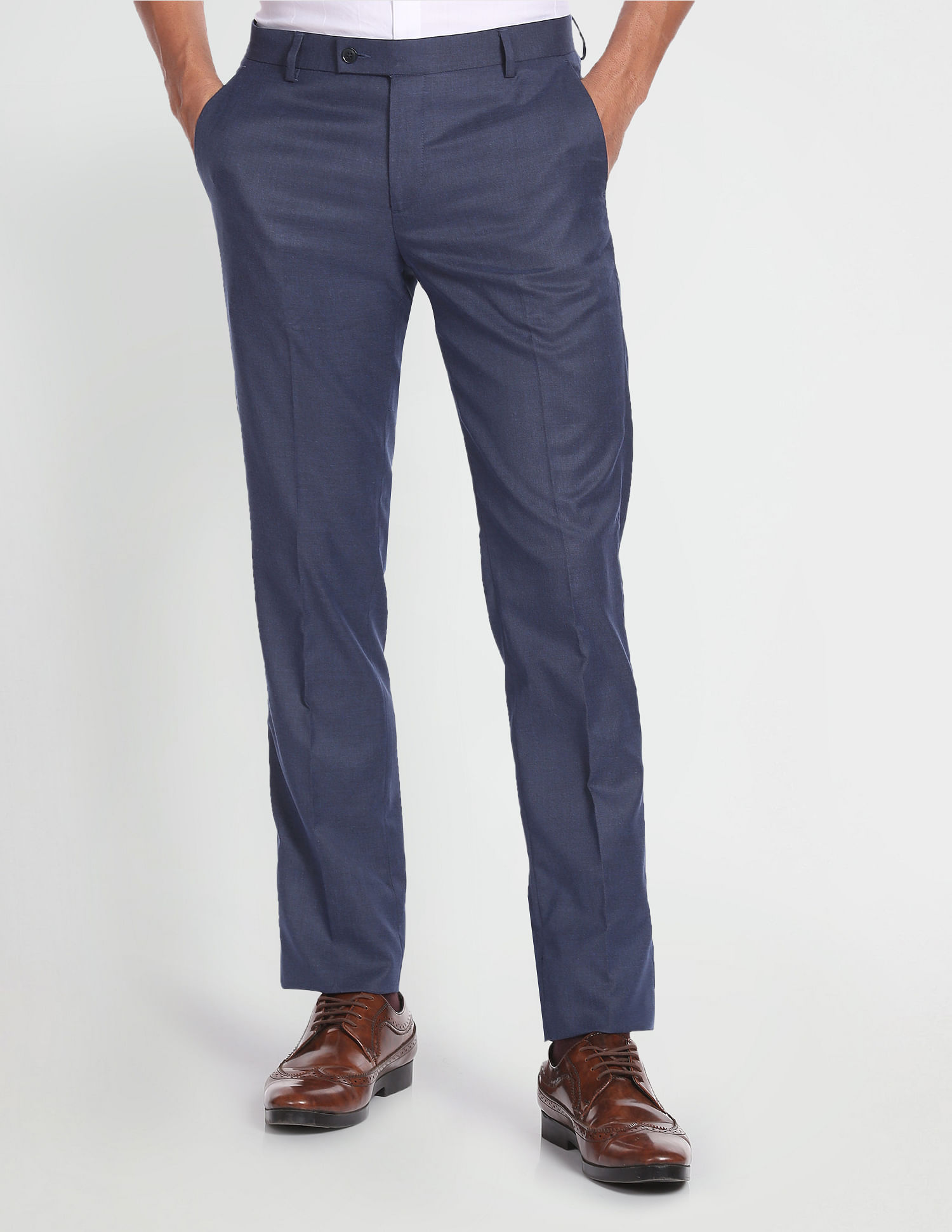 Buy Brown Trousers & Pants for Men by ARROW Online | Ajio.com