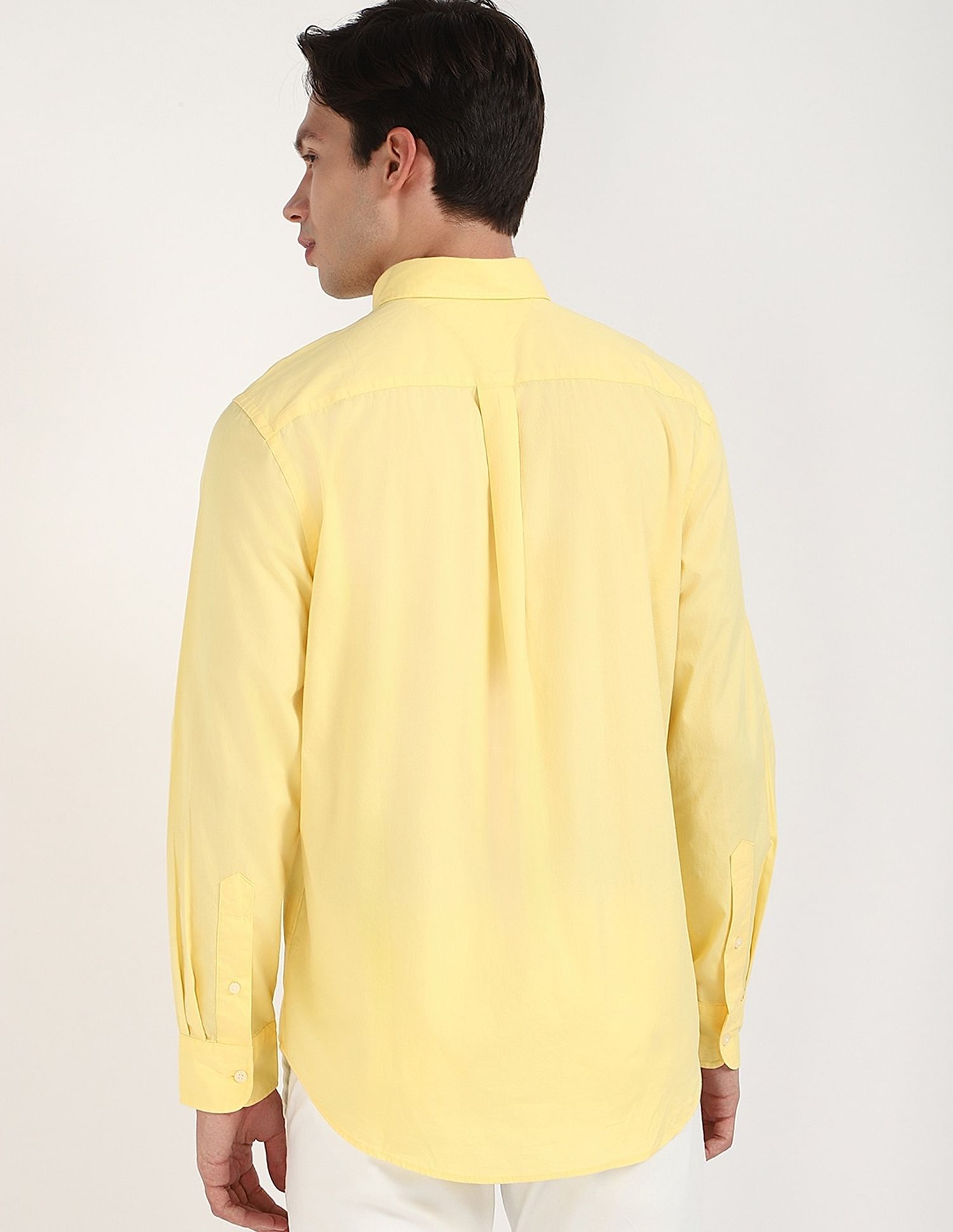 Tommy Hilfiger Solid Regular-Fit Poplin Woven Shirt