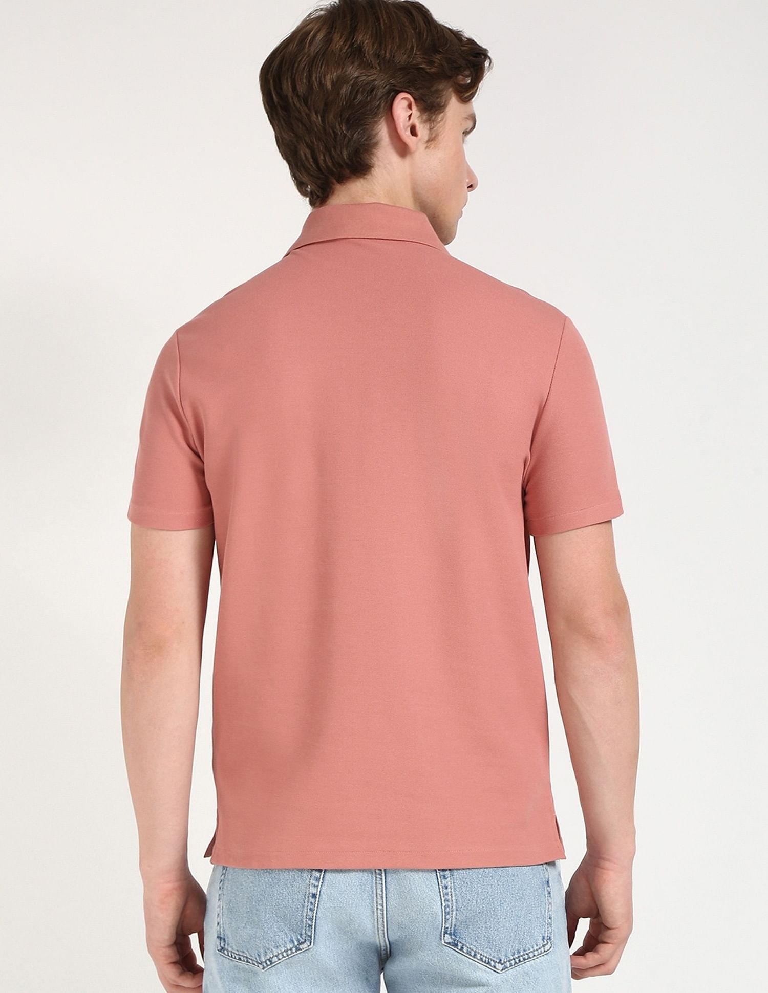 Calvin Klein Jeans Mens Regular Solid Polo Shirt