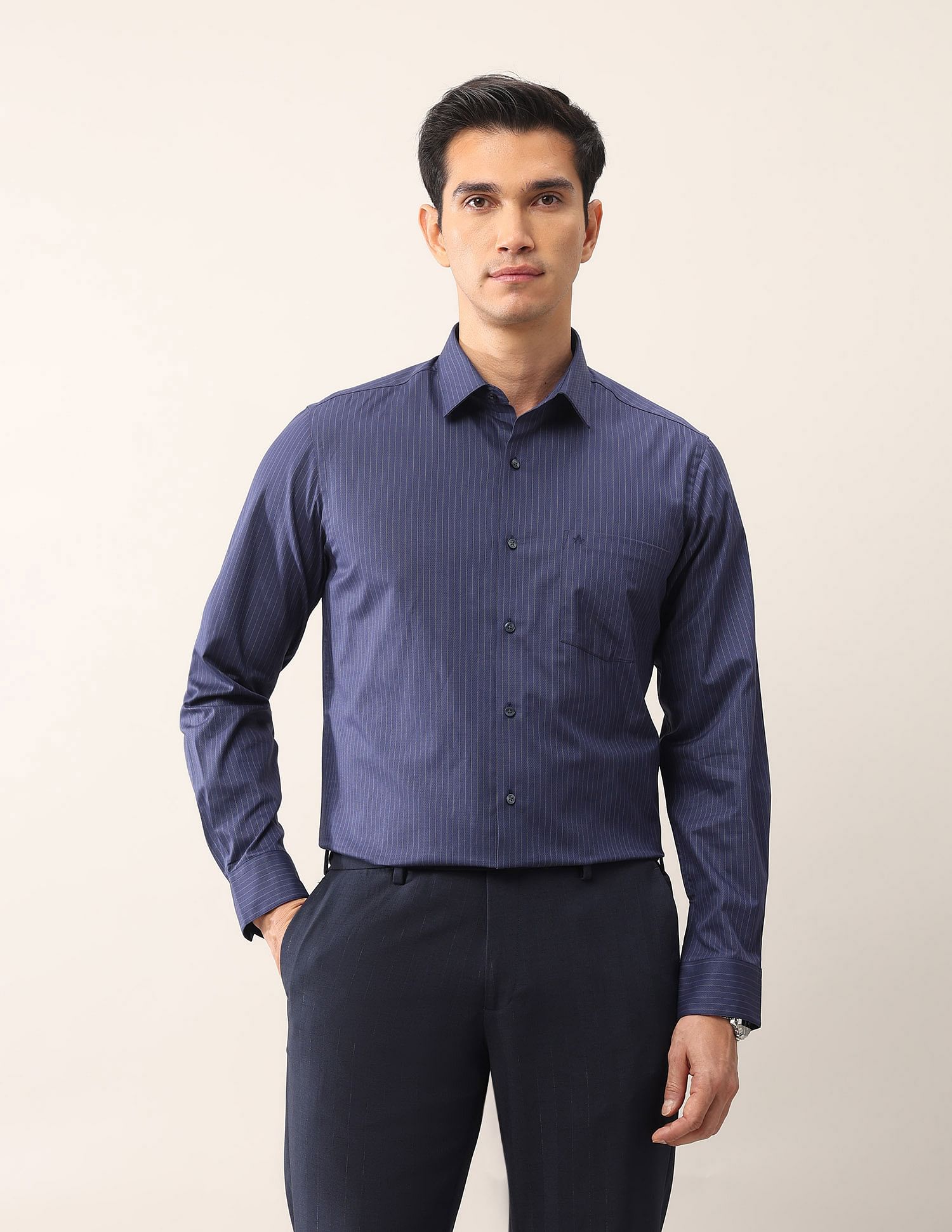 Arrow Vertical Striped Ceremonial Shirt