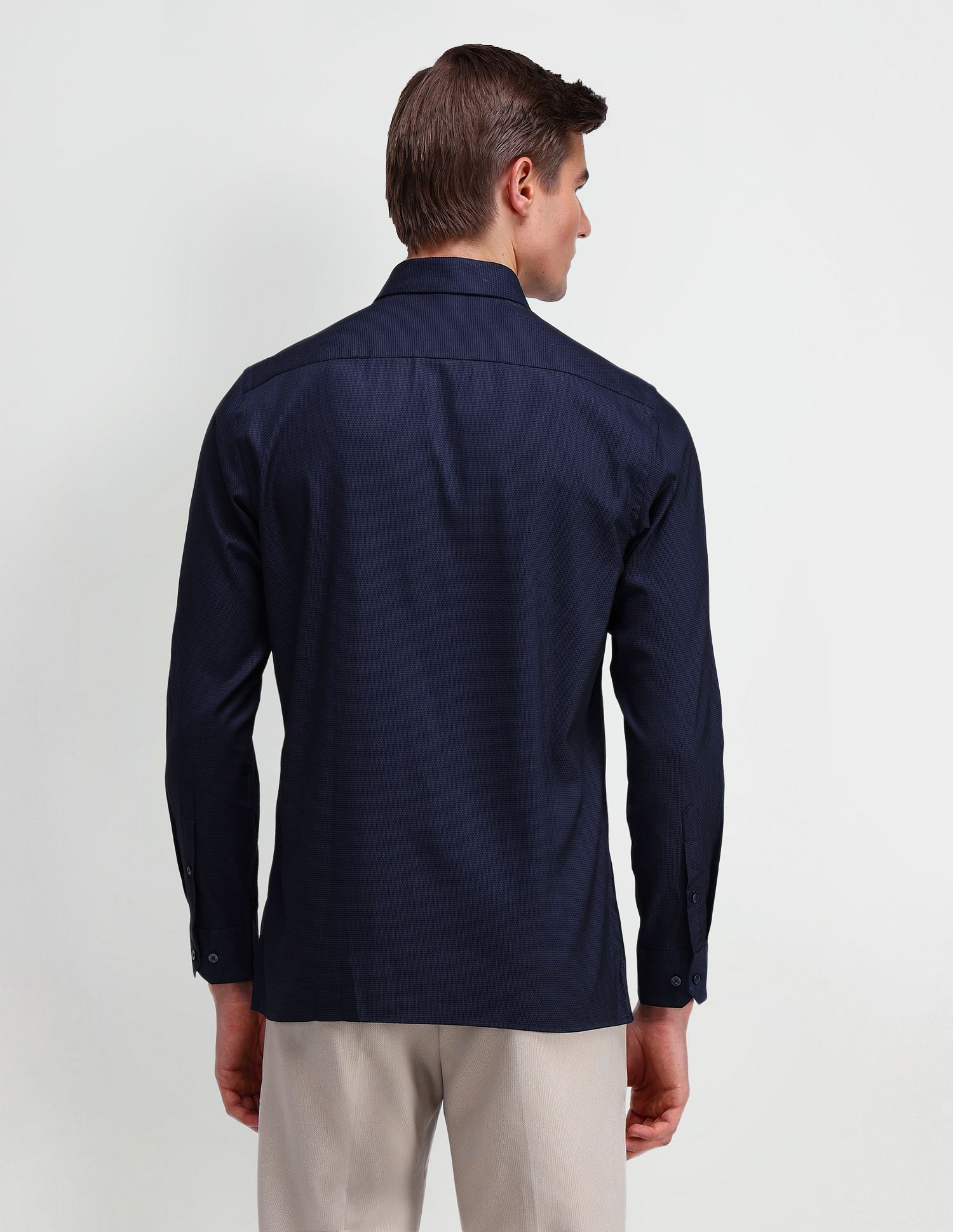 Arrow Liberty Classic Fit Textured Shirt