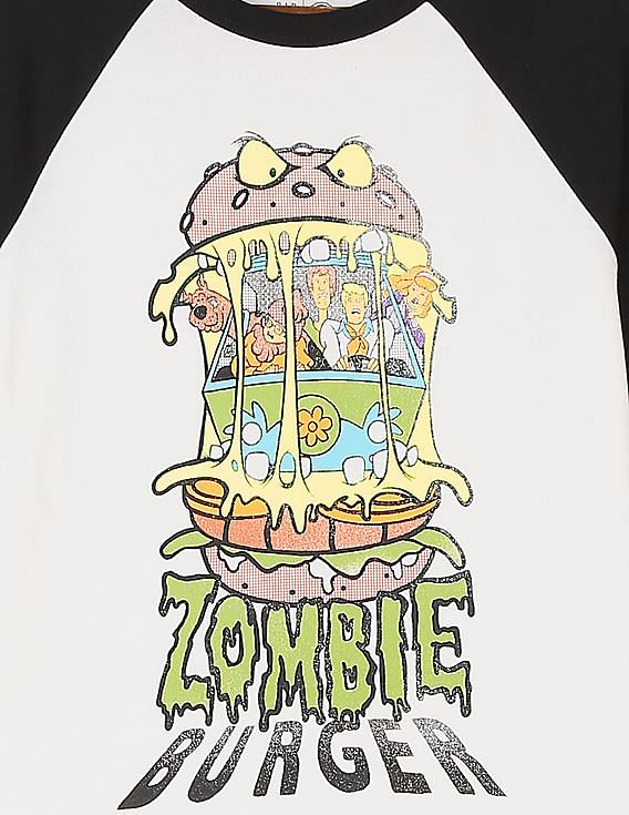 Buy GAP Boys White Raglan Sleeve Scooby Doo Graphic T-Shirt
