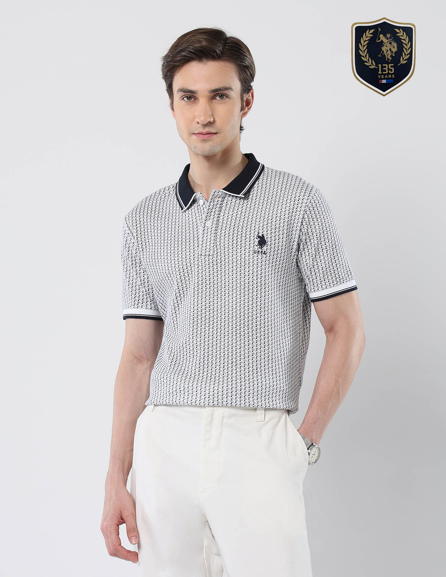 U.S. Polo Assn. Pure Cotton 135 Anniversary Polo Shirt