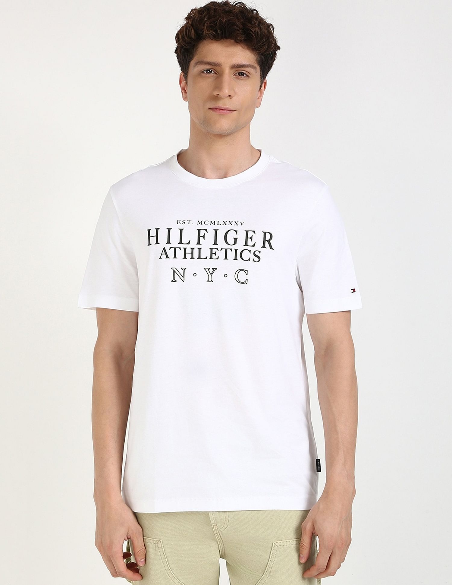 Tommy Hilfiger Logo Regular-Fit Cotton T-Shirt