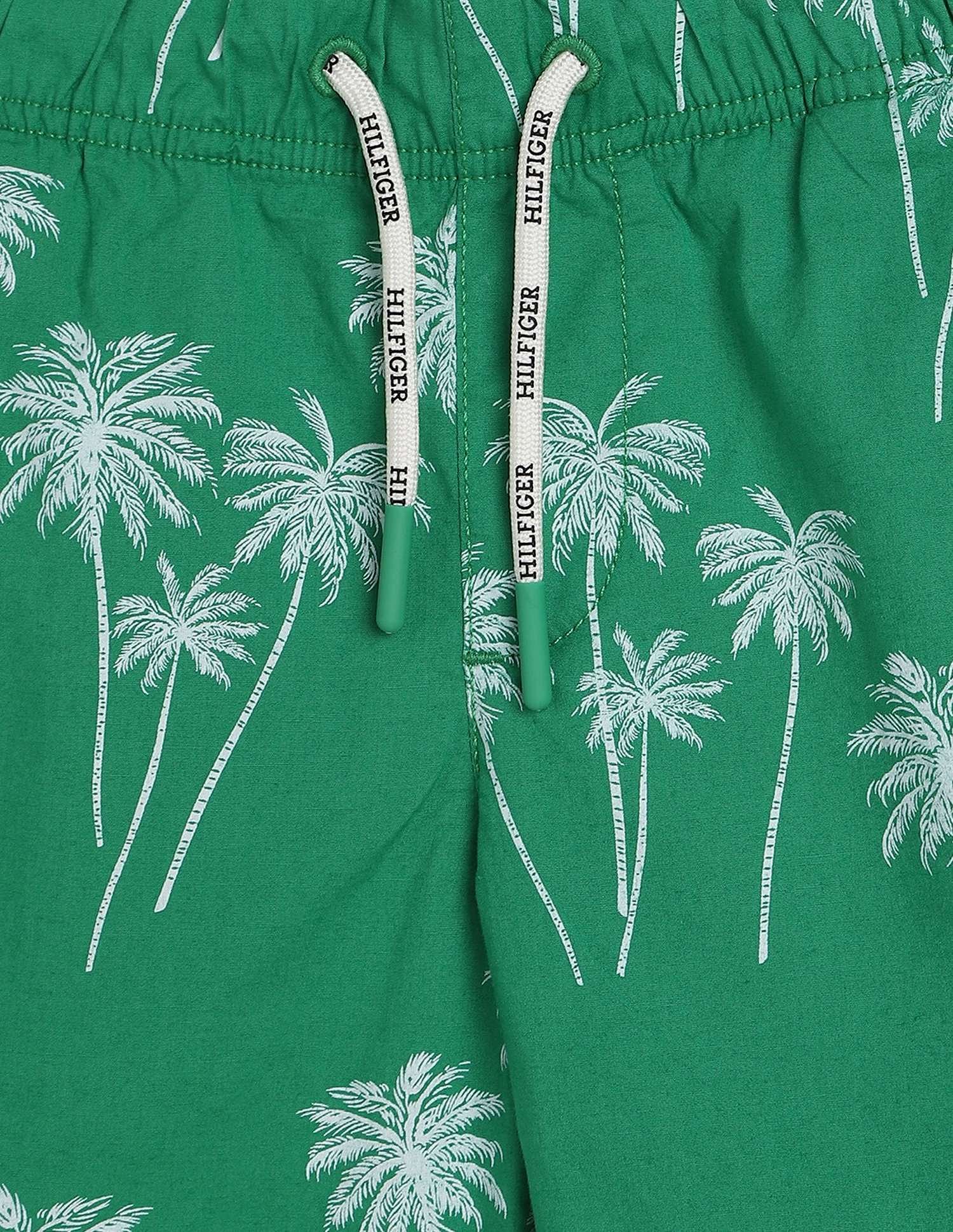 Tommy Hilfiger Kids Boys Printed Regular-Fit Cotton Shorts