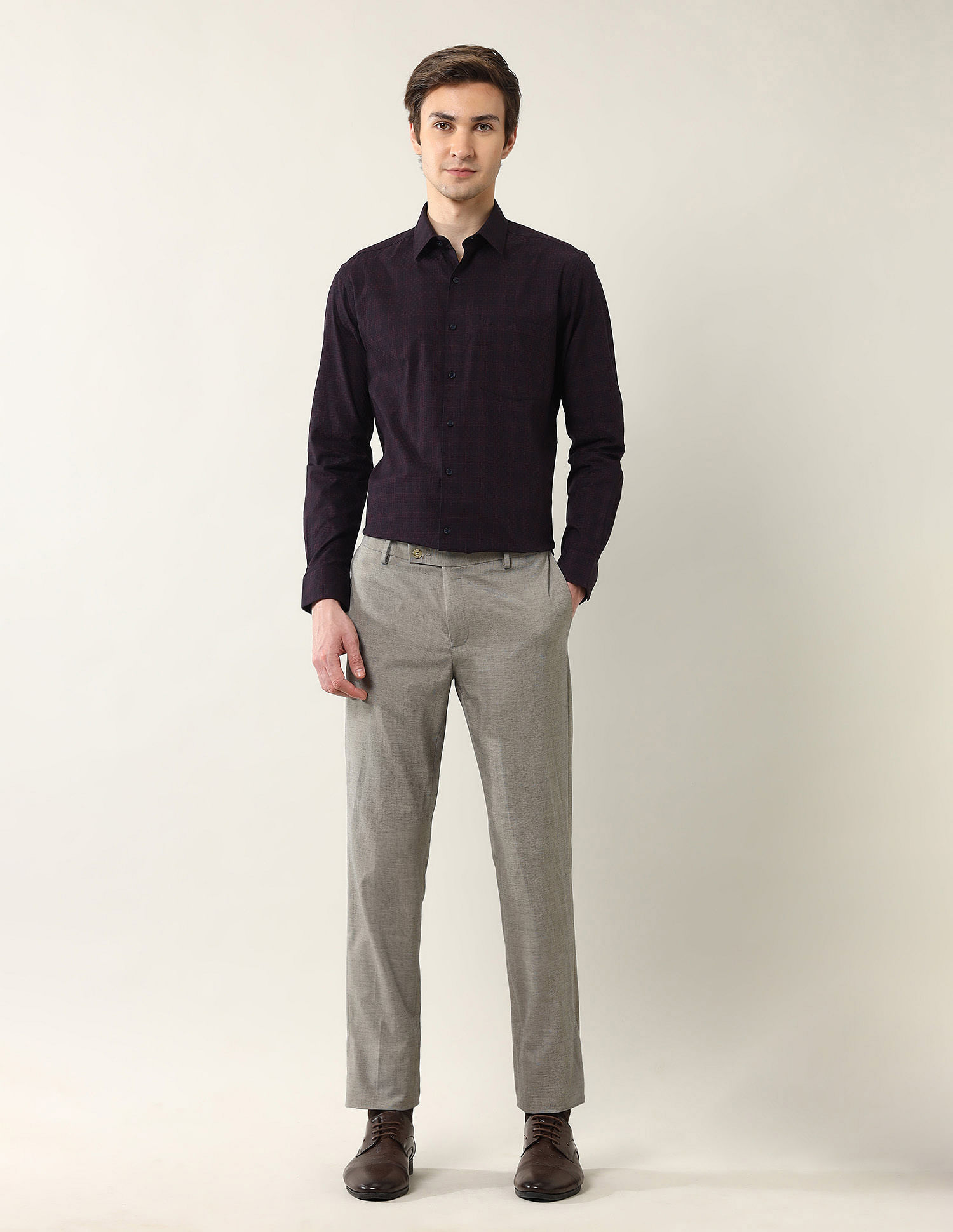 Arrow Textured Liberty Classic Fit Ceremonial Shirt