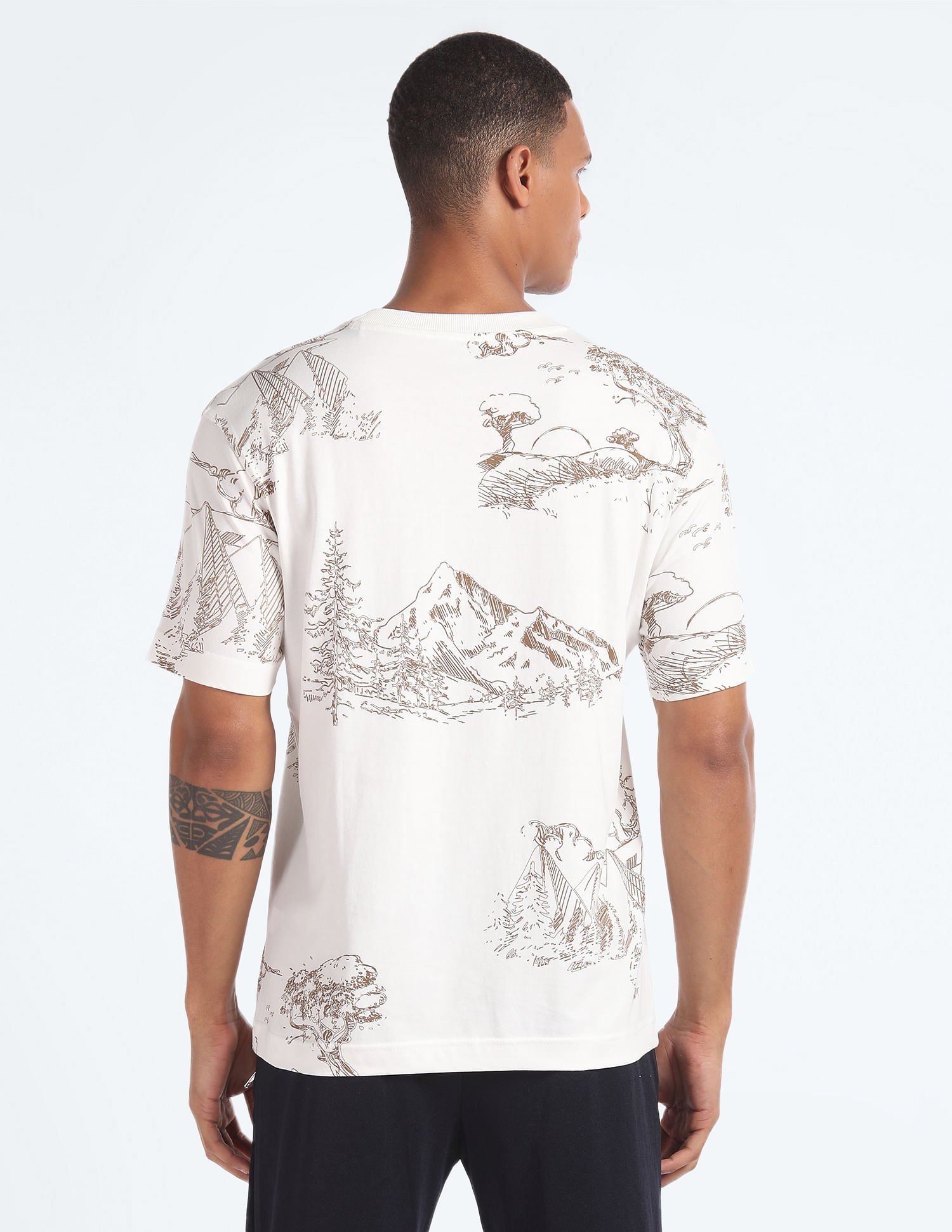 Flying Machine Cotton Oversized T-Shirt