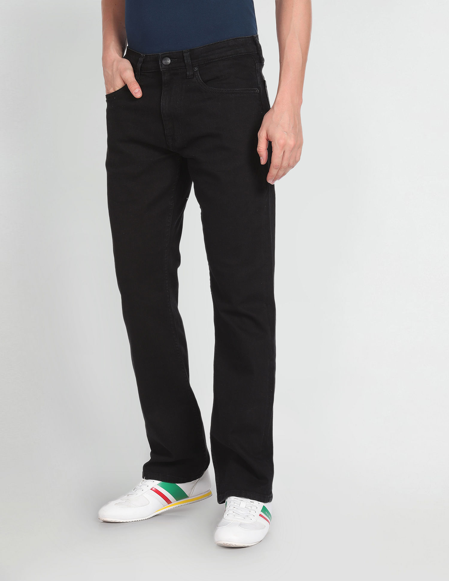 U.S. Polo Assn. Denim Co. Mid Rise Bootcut Fit Jeans