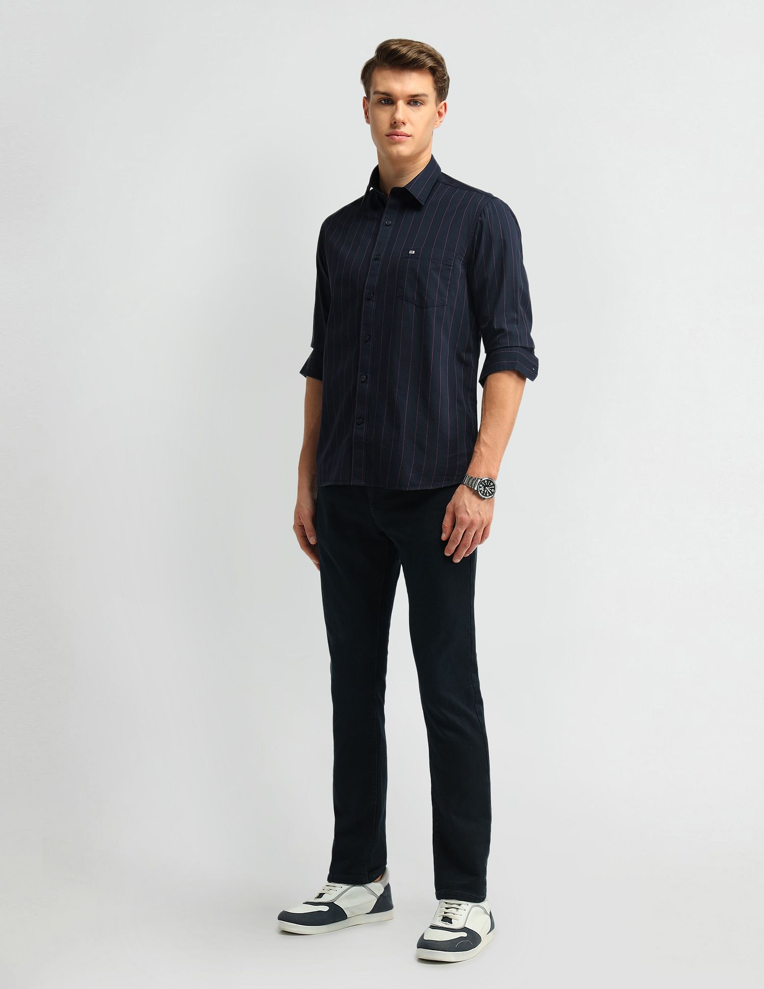Arrow Sport Tailored Fit Cotton Shirt
