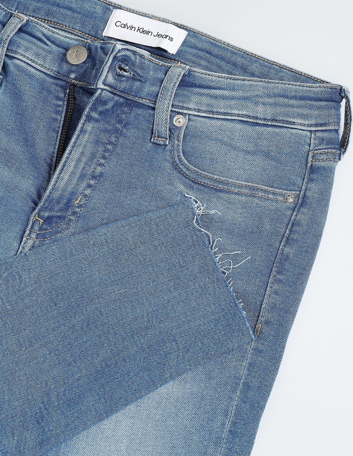 Calvin Klein Mid Rise Skinny Fit Jeans