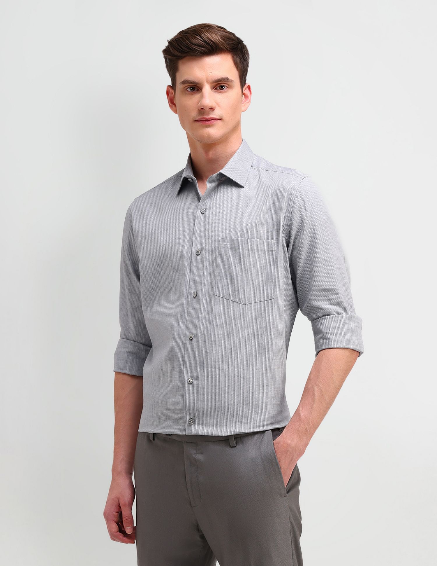 Arrow Dobby All-Over Pattern Shirt