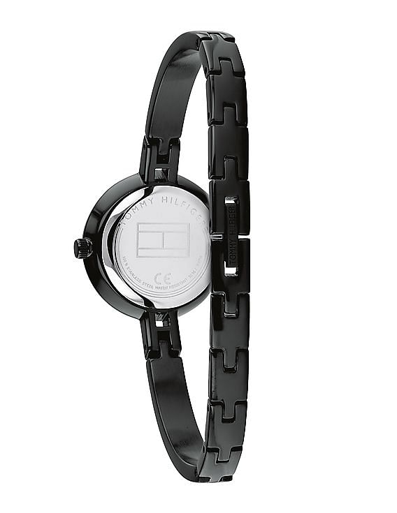 tommy hilfiger black women's watch