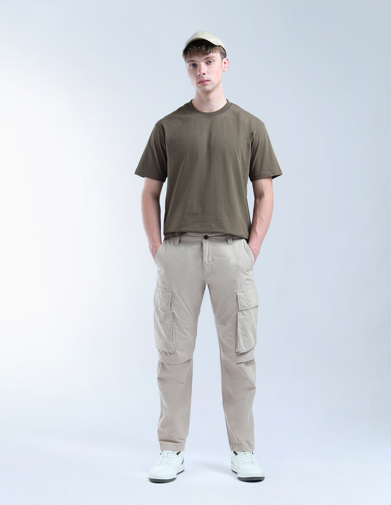 Flying Machine Relaxed Tapered Fit Twill Cargo