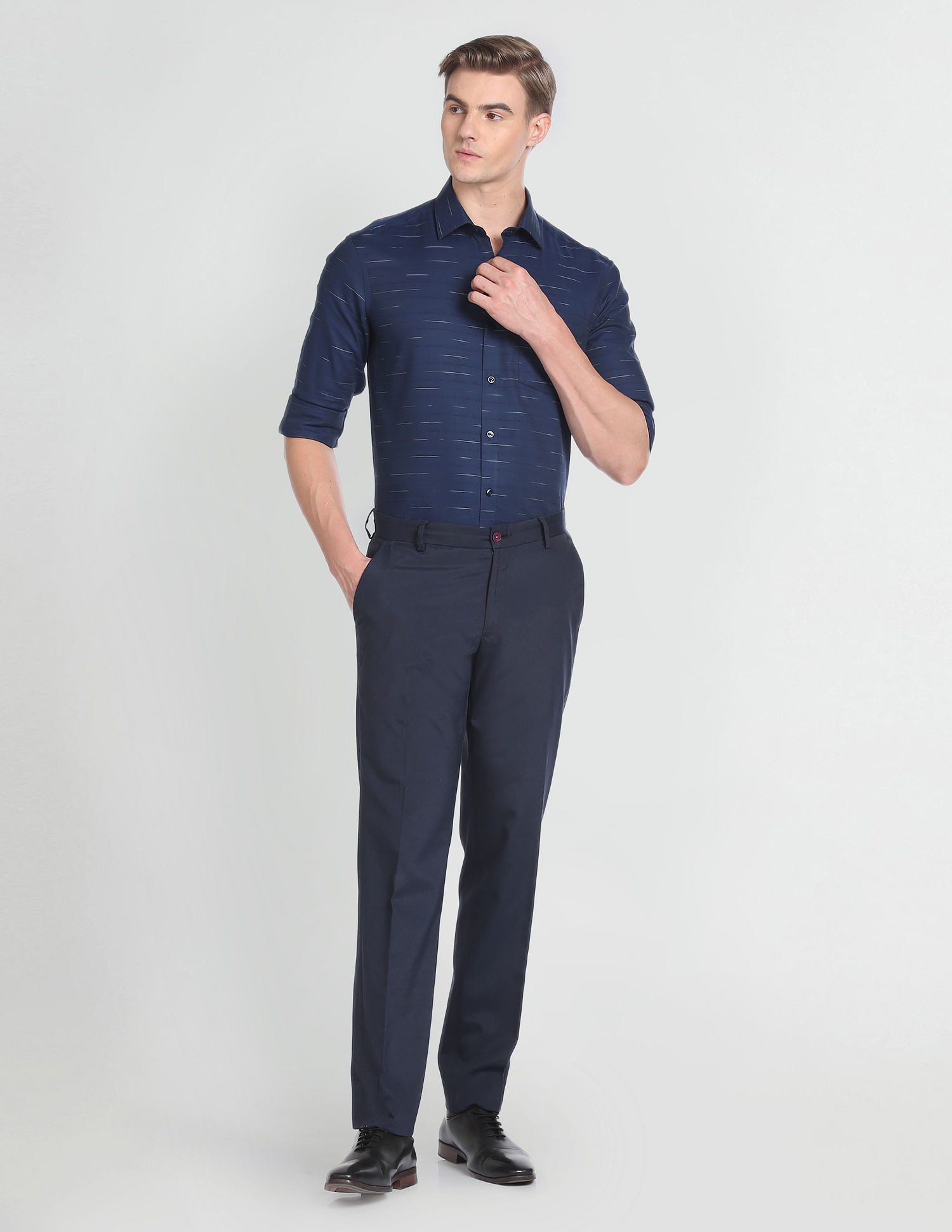 Arrow Horizontal Stripe Formal Shirt