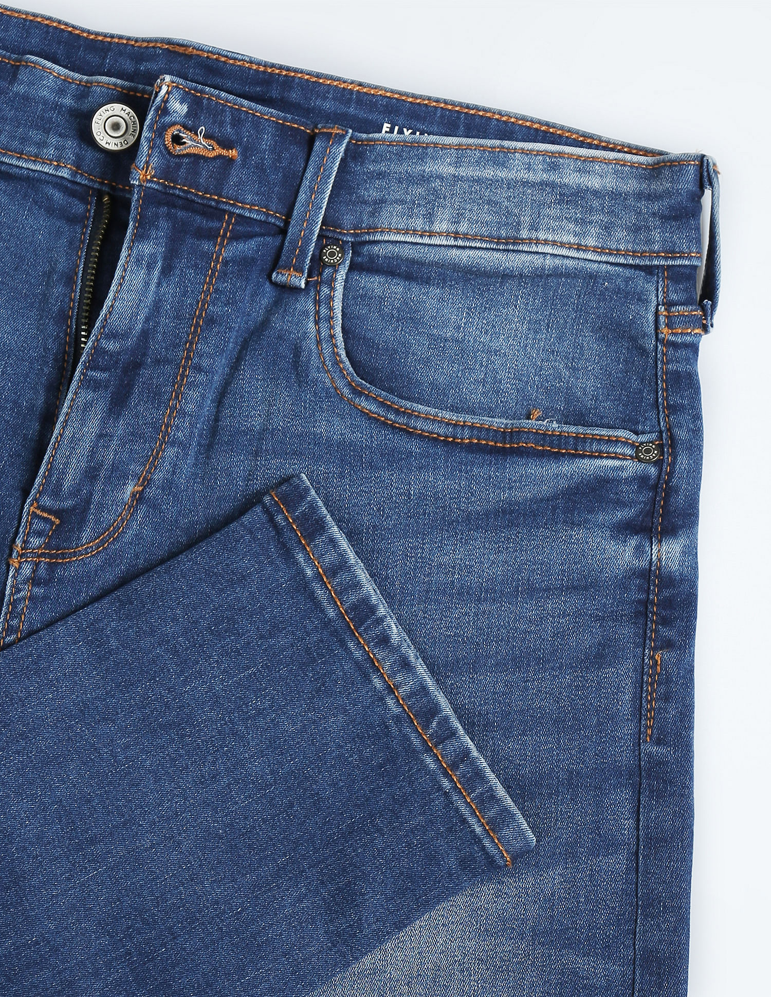 Flying Machine Stone Wash Slim Tapered Jeans