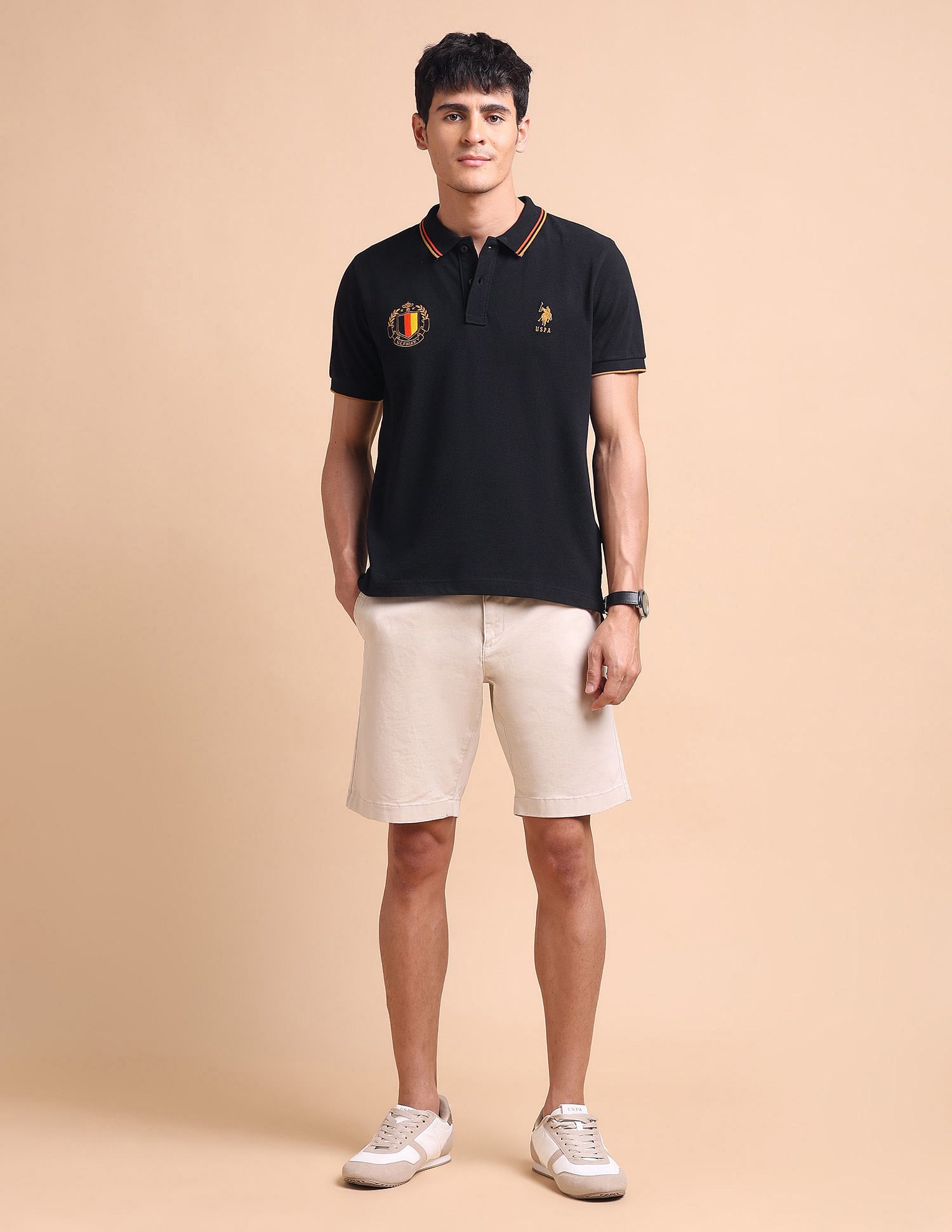 U.S. Polo Assn. Slim Fit Iconic Number Polo Shirt