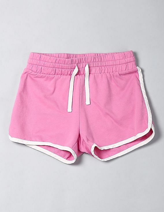 Pink varsity hot sale shorts