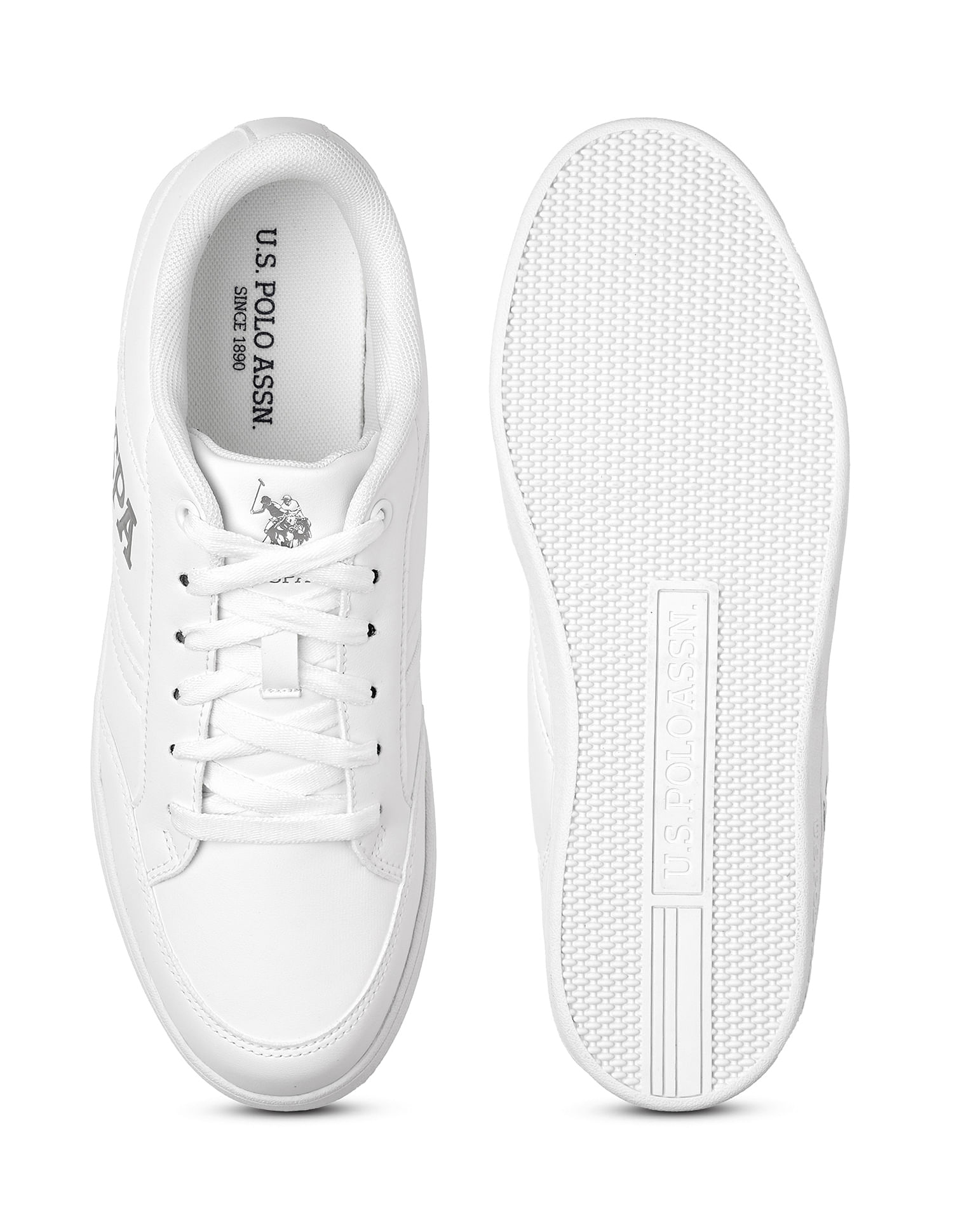 U.S. Polo Assn. Round Toe Solid Gala Sneakers
