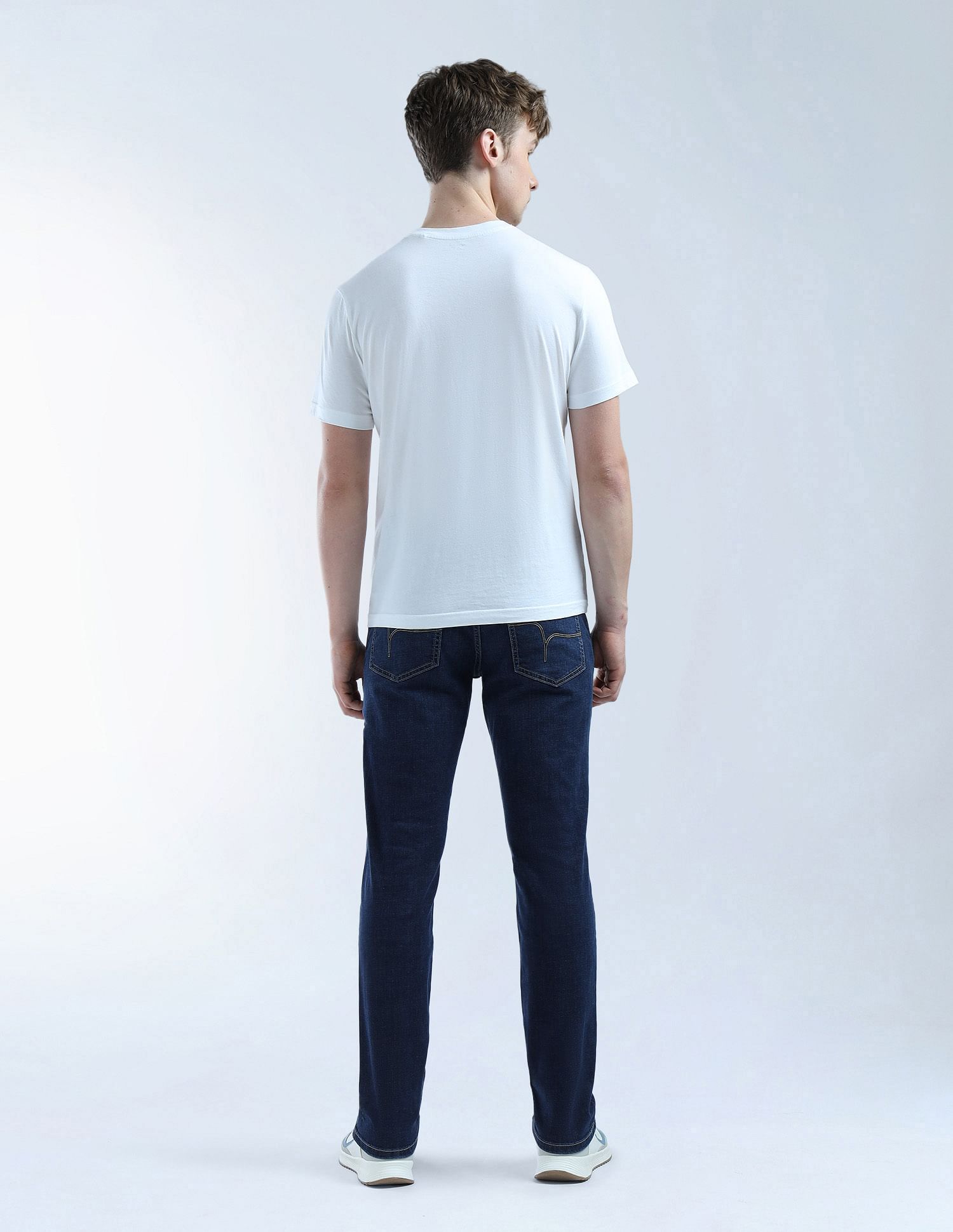 Flying Machine Stone Washed Freddie Slim Straight Fit Jeans