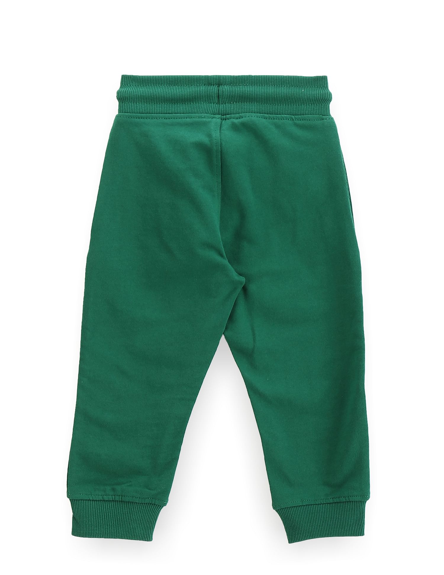 U.S. Polo Assn. Kids Boys Brand Print Cotton Track Pants