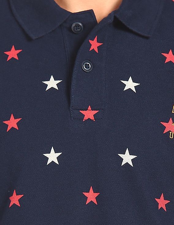 U.S. Polo Assn. Cotton Printed Polo Shirt