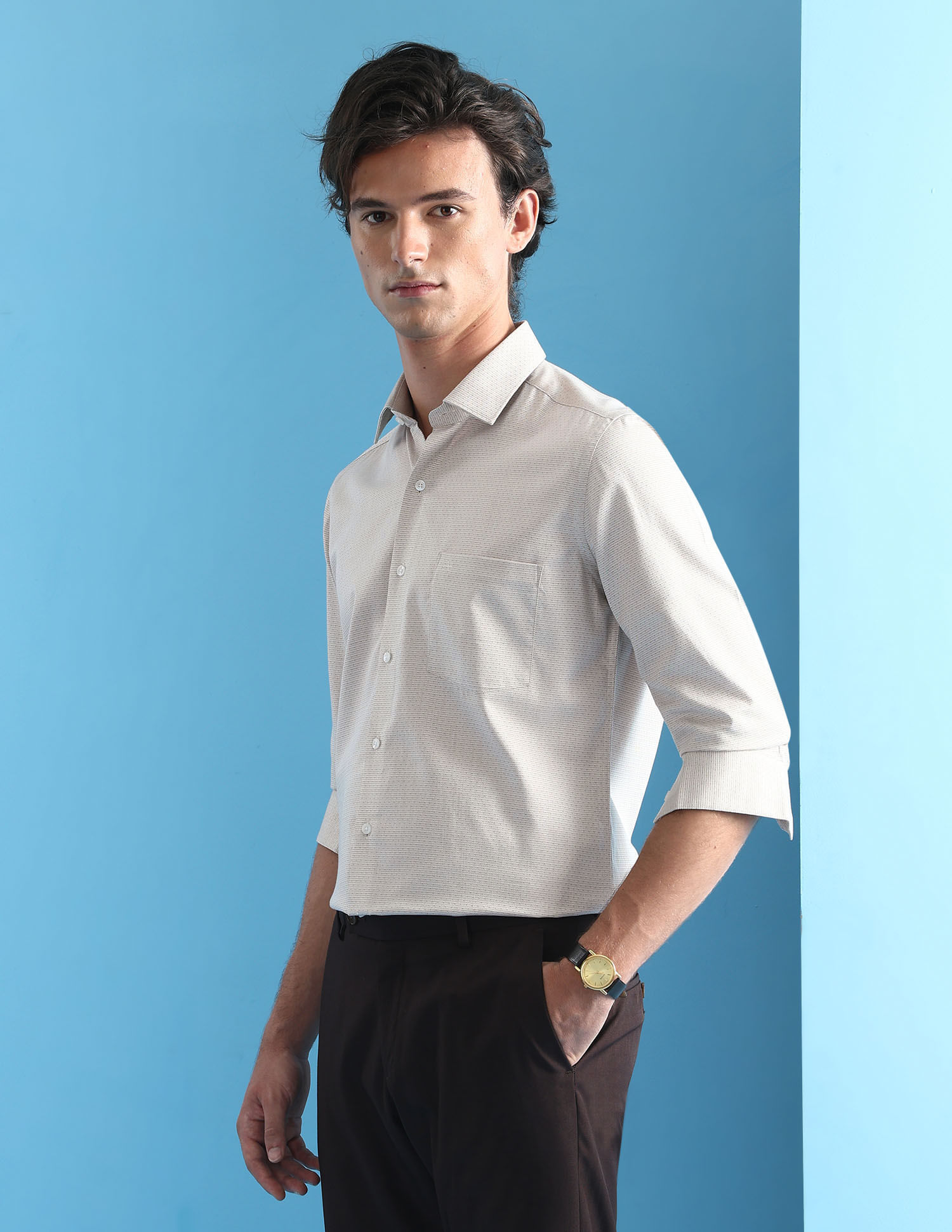 Arrow Manhattan Slim Fit Velocity Shirt