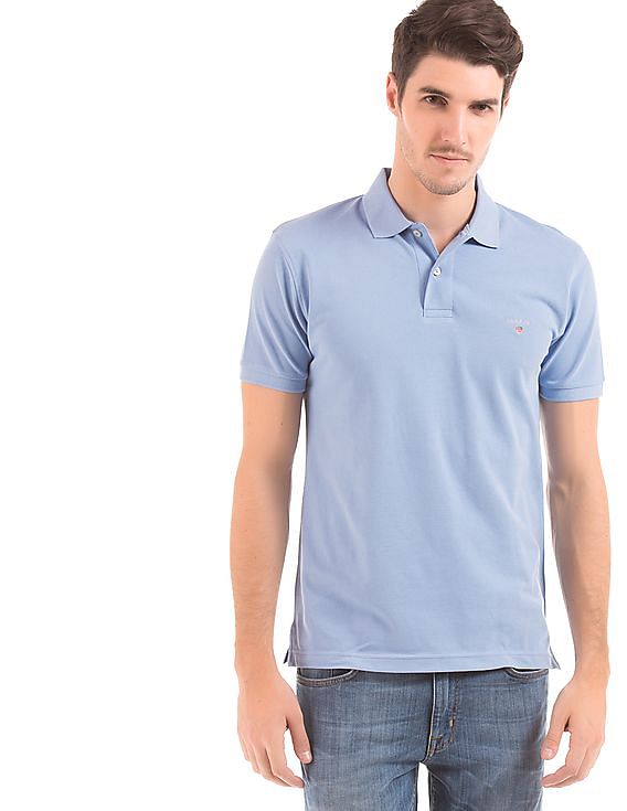 gant solid pique polo shirt