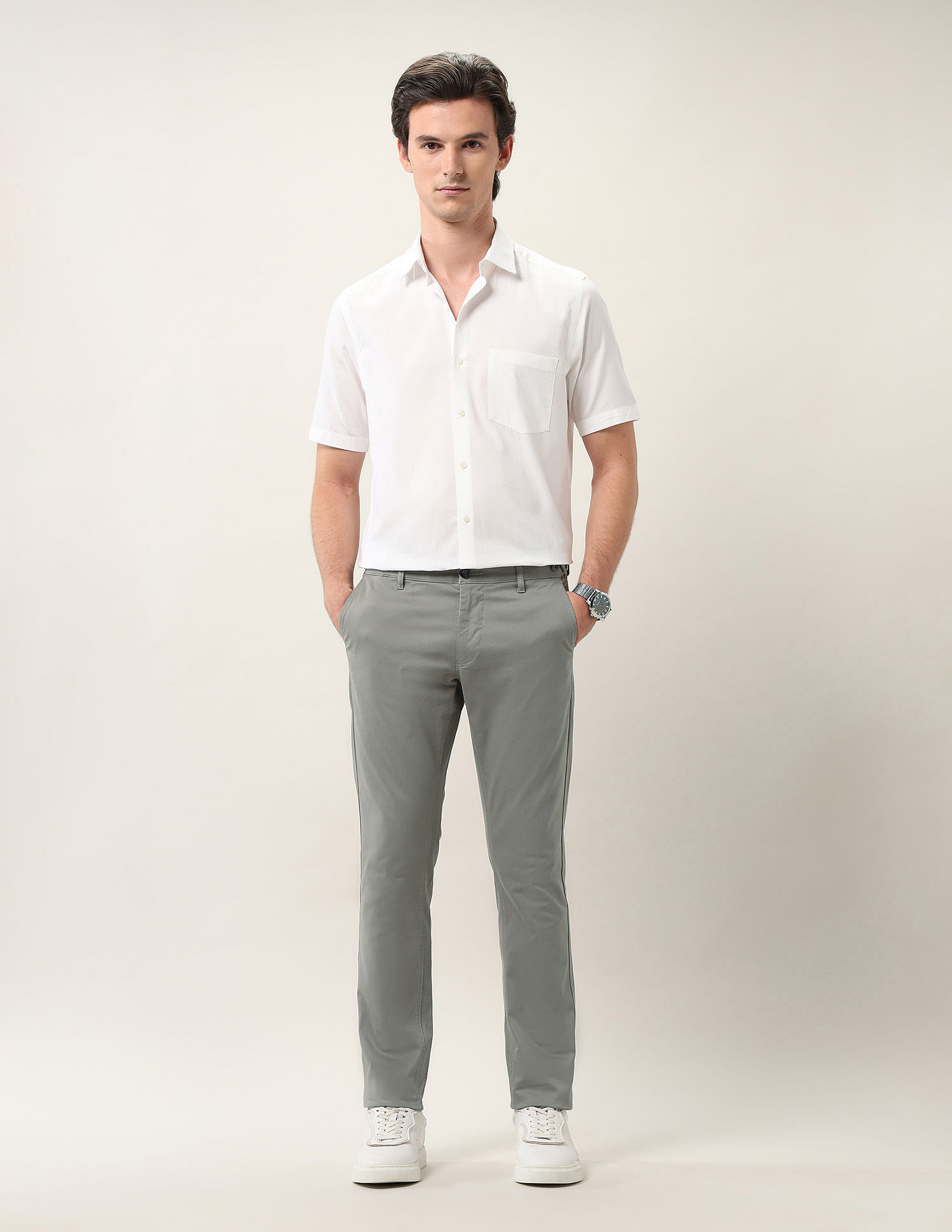 Arrow Sport Slim Fit Air Soft Trousers
