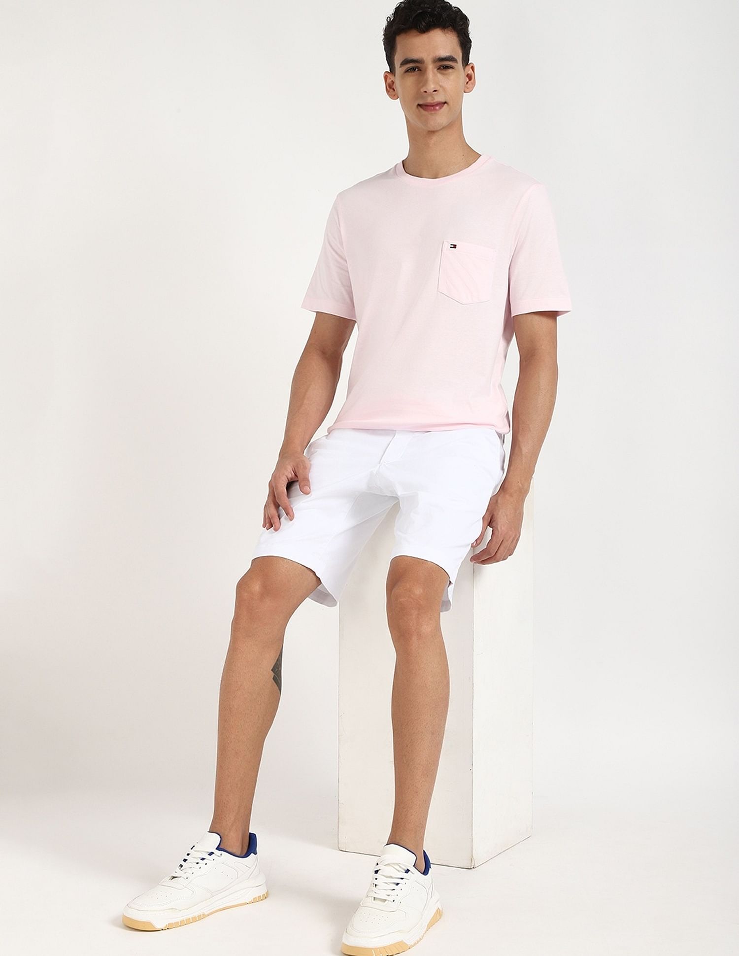 Tommy Hilfiger Solid Regular-Fit Cotton T-Shirt