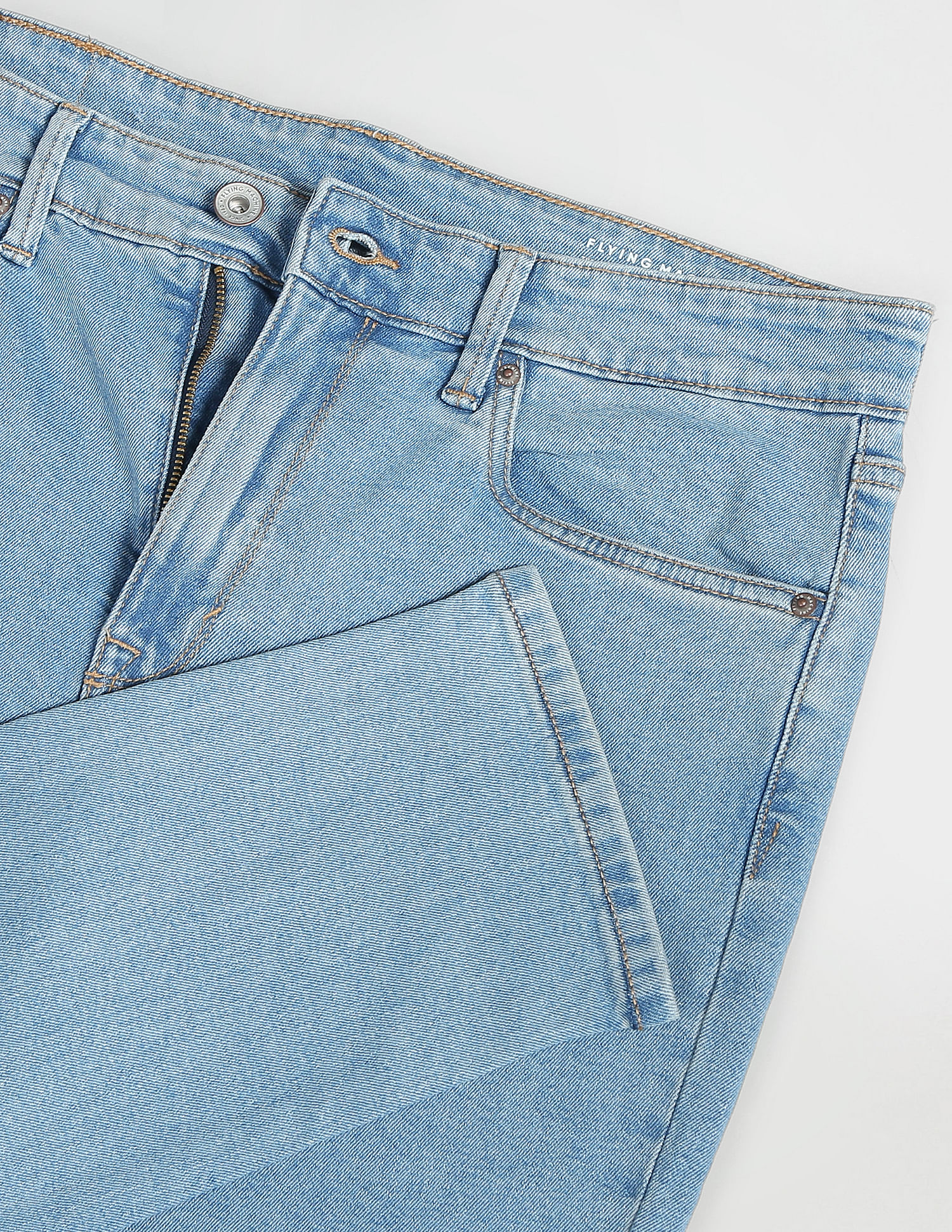 Flying Machine High Rise Mankle Slim Fit Jeans
