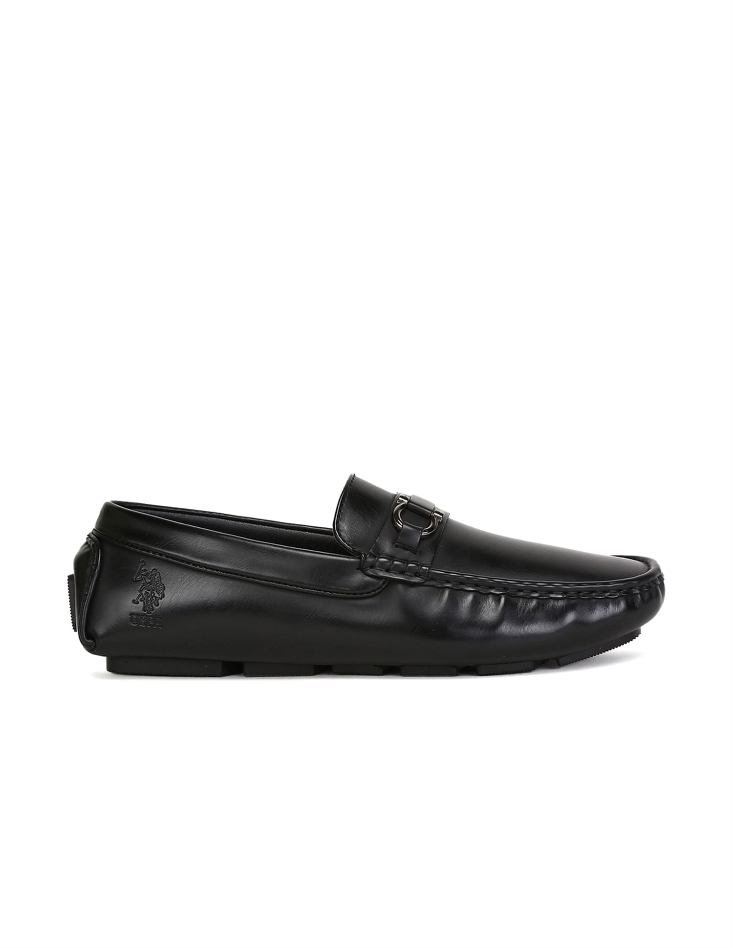U.S. Polo Assn. Men Round Toe Textured Cronus 3.0 Loafers