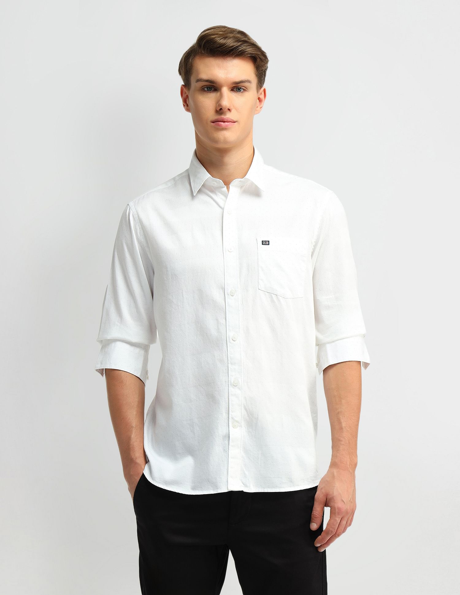 Arrow Sport Tailored Fit Cotton Shirt