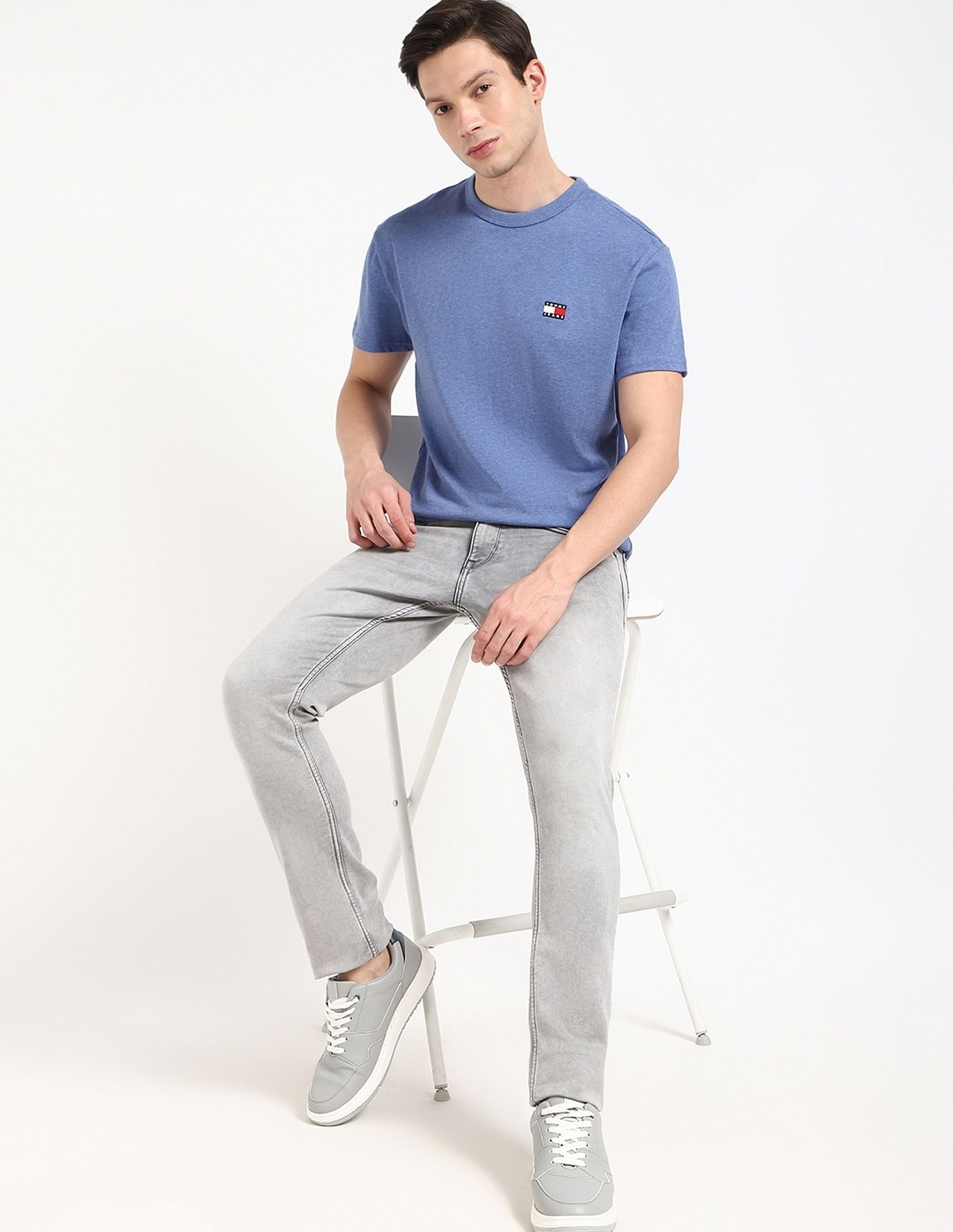 Tommy Hilfiger Logo Solid Regular-Fit Cotton T-Shirt